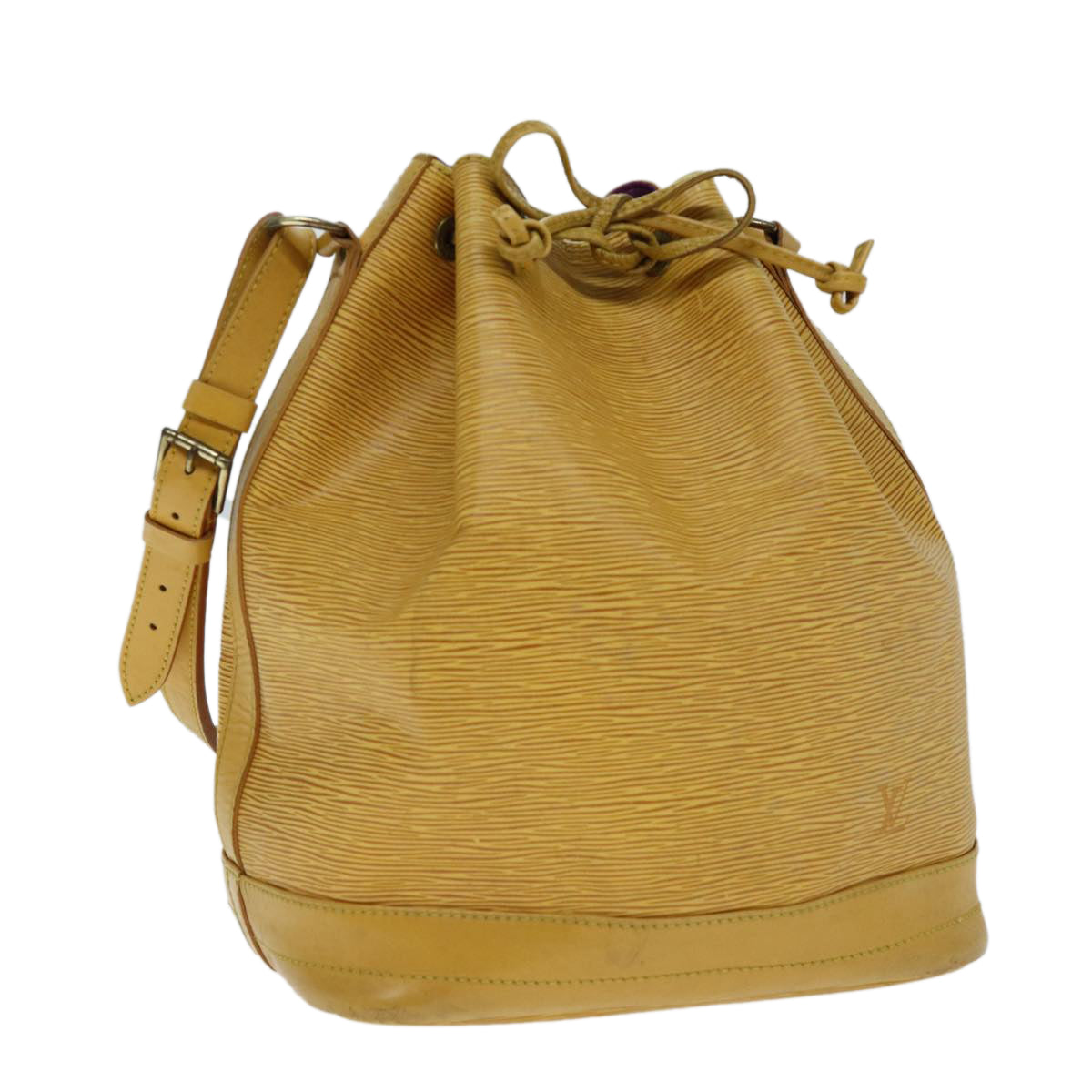 Noe Bucket Bag Yellow Leather