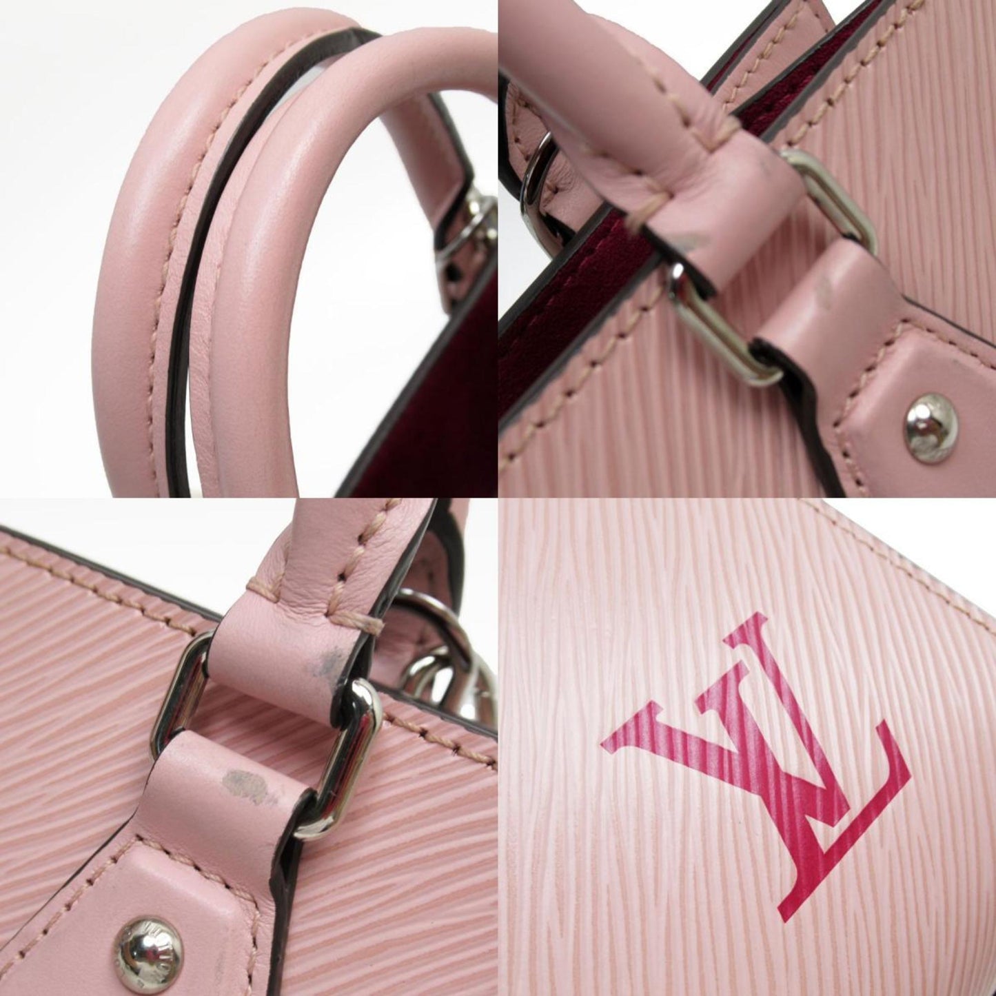 Leather Sac Plat Tote with Shoulder Strap