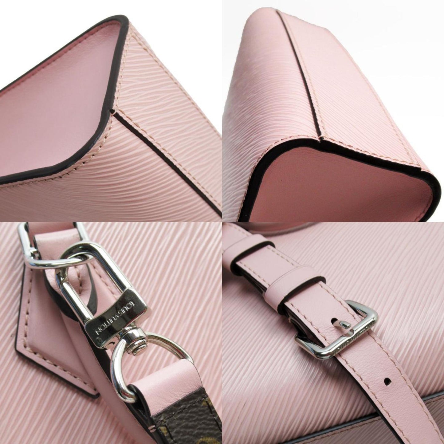 Leather Sac Plat Tote with Shoulder Strap