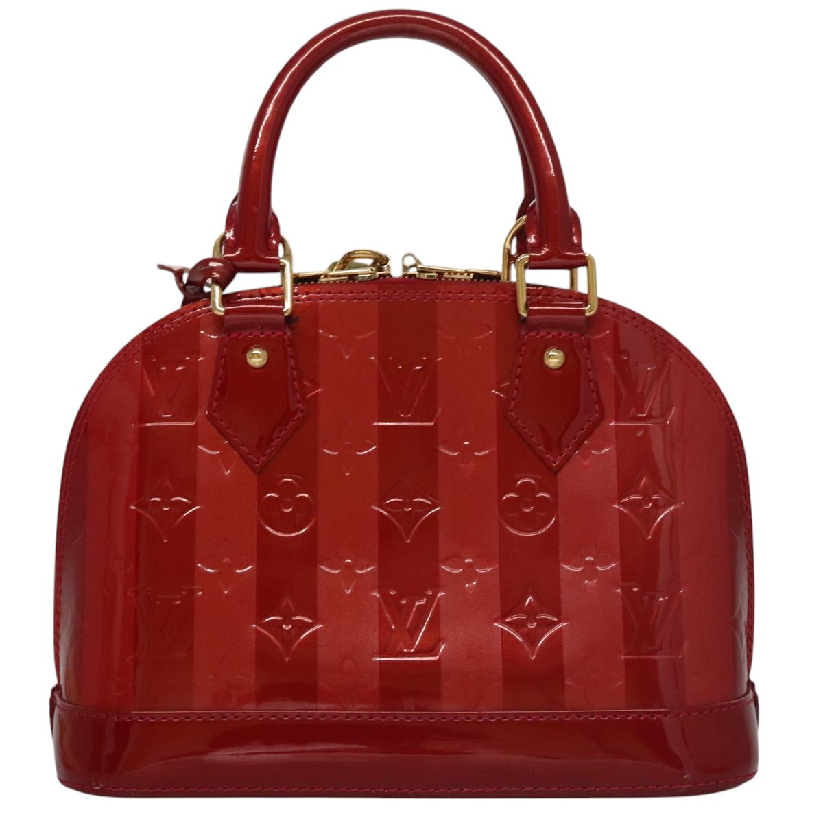 Patent Leather Alma Bag with Dust Bag Padlock Keys Clochette Shoulder Strap
