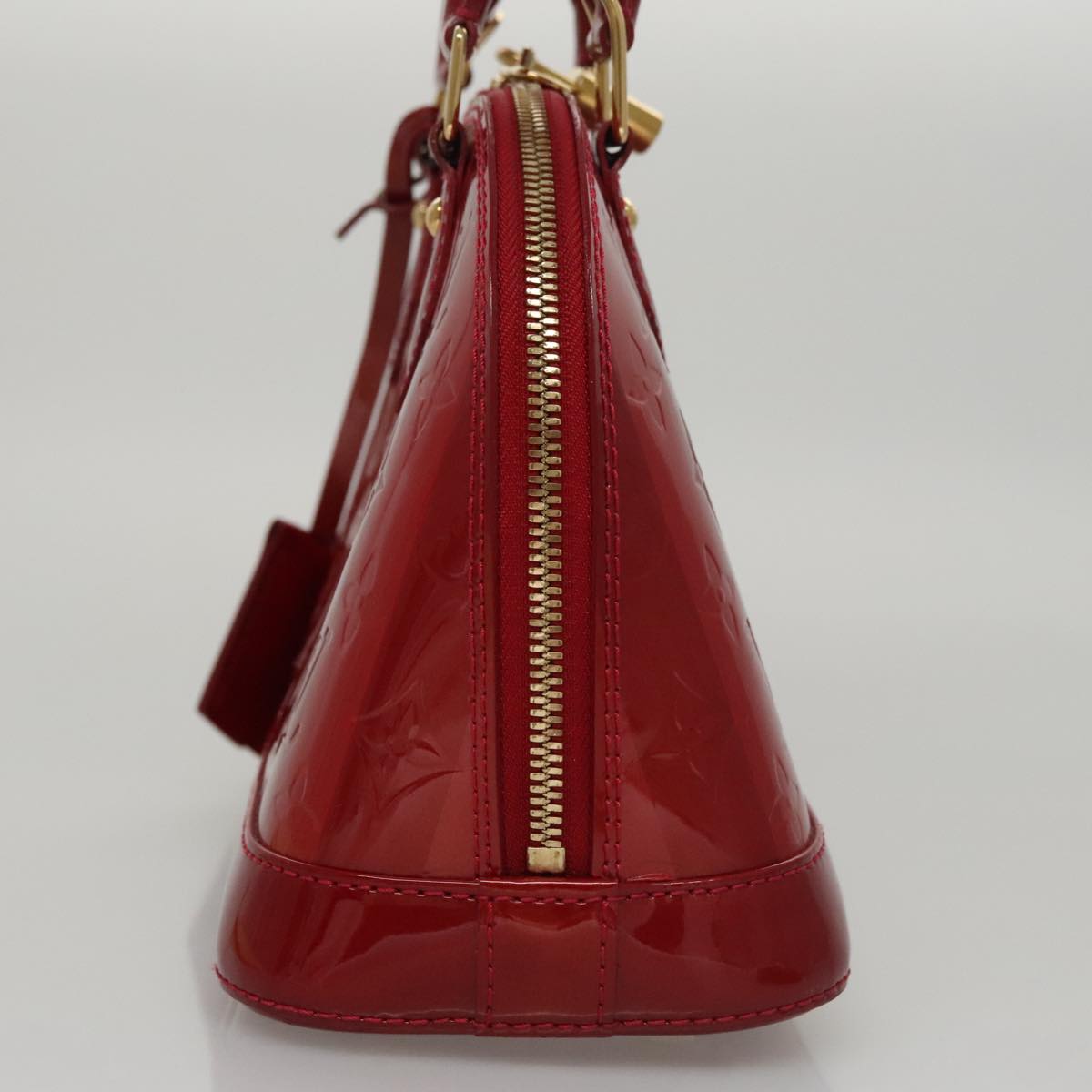 Patent Leather Alma Bag with Dust Bag Padlock Keys Clochette Shoulder Strap