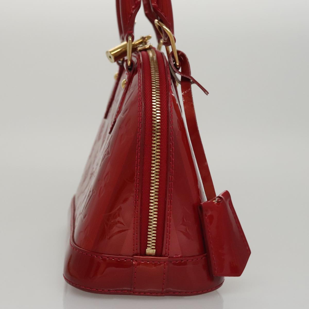Patent Leather Alma Bag with Dust Bag Padlock Keys Clochette Shoulder Strap