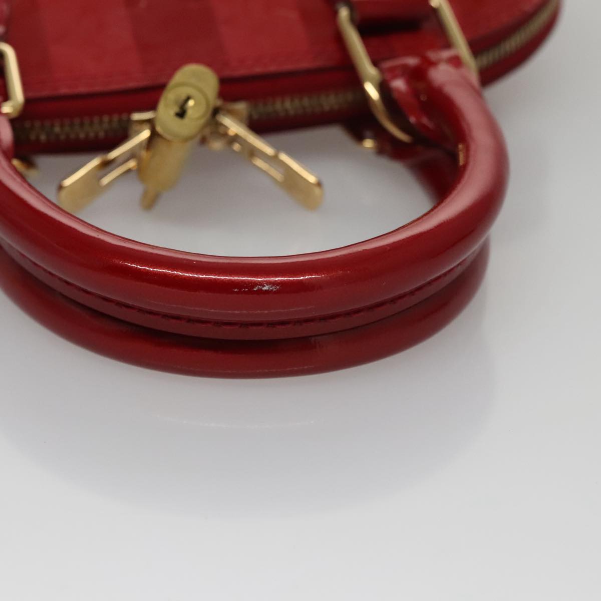 Patent Leather Alma Bag with Dust Bag Padlock Keys Clochette Shoulder Strap