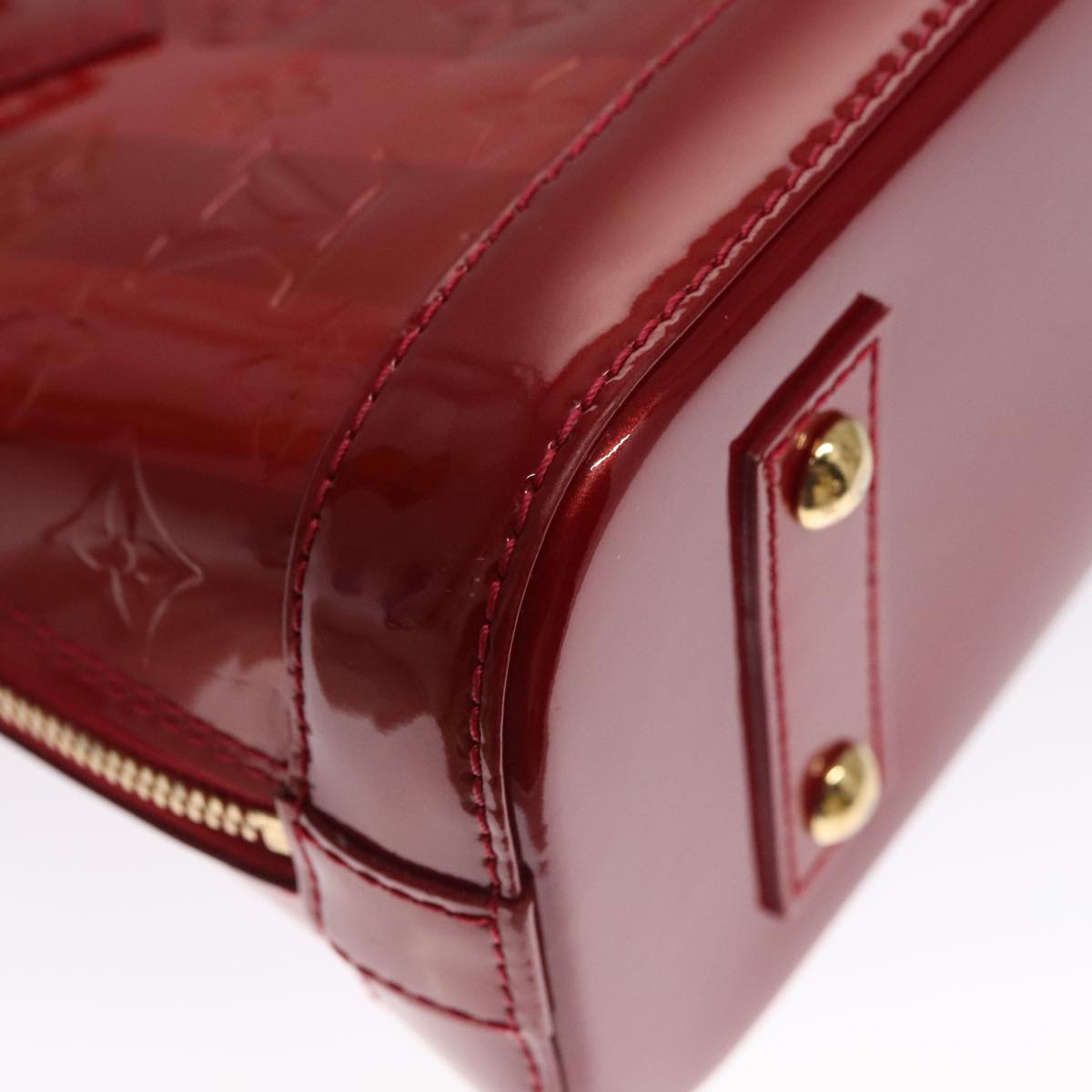 Patent Leather Alma Bag with Dust Bag Padlock Keys Clochette Shoulder Strap