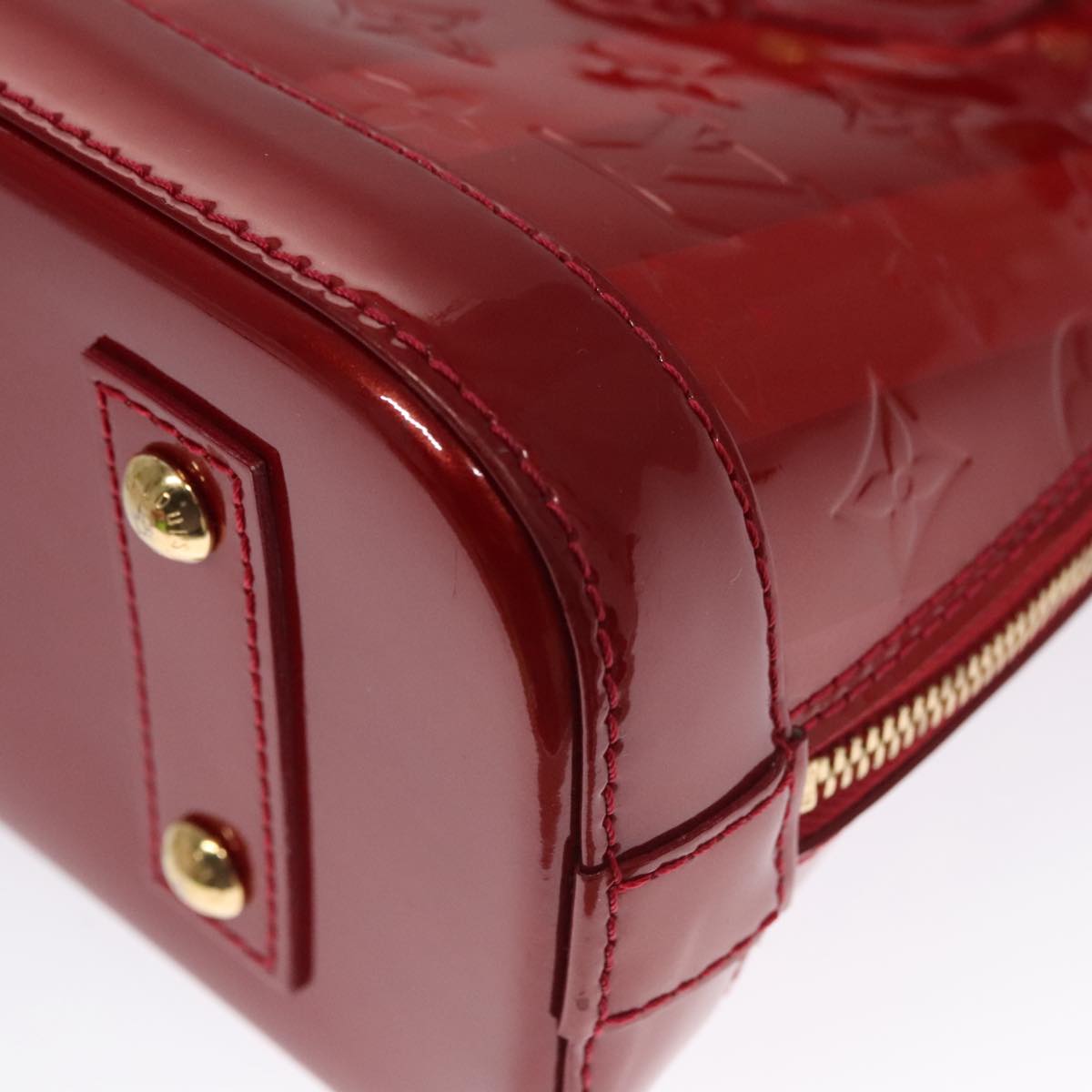 Patent Leather Alma Bag with Dust Bag Padlock Keys Clochette Shoulder Strap