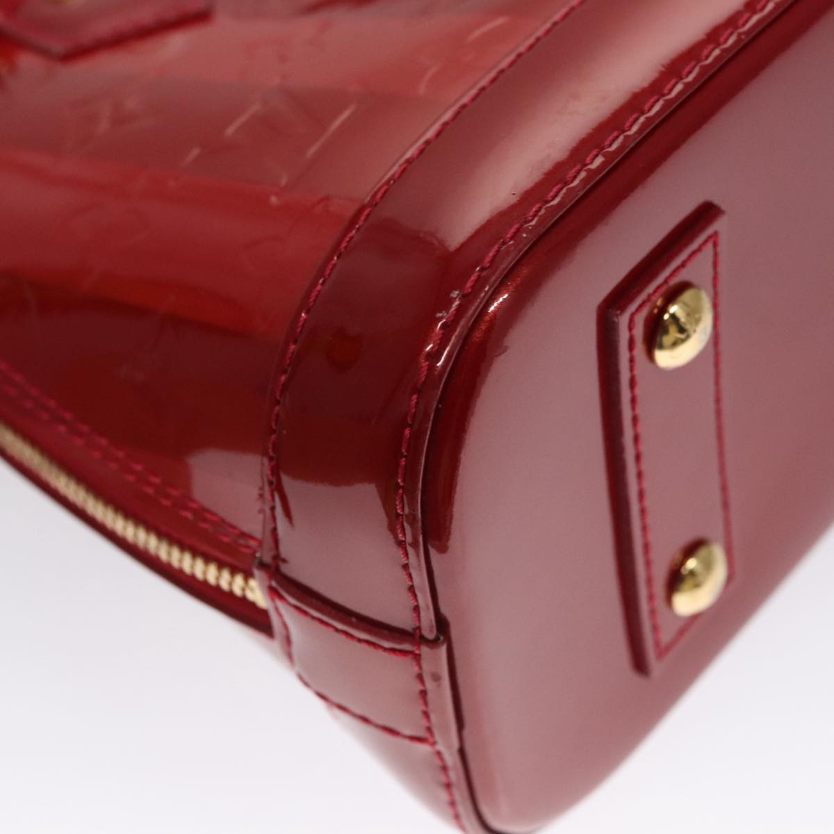 Patent Leather Alma Bag with Dust Bag Padlock Keys Clochette Shoulder Strap