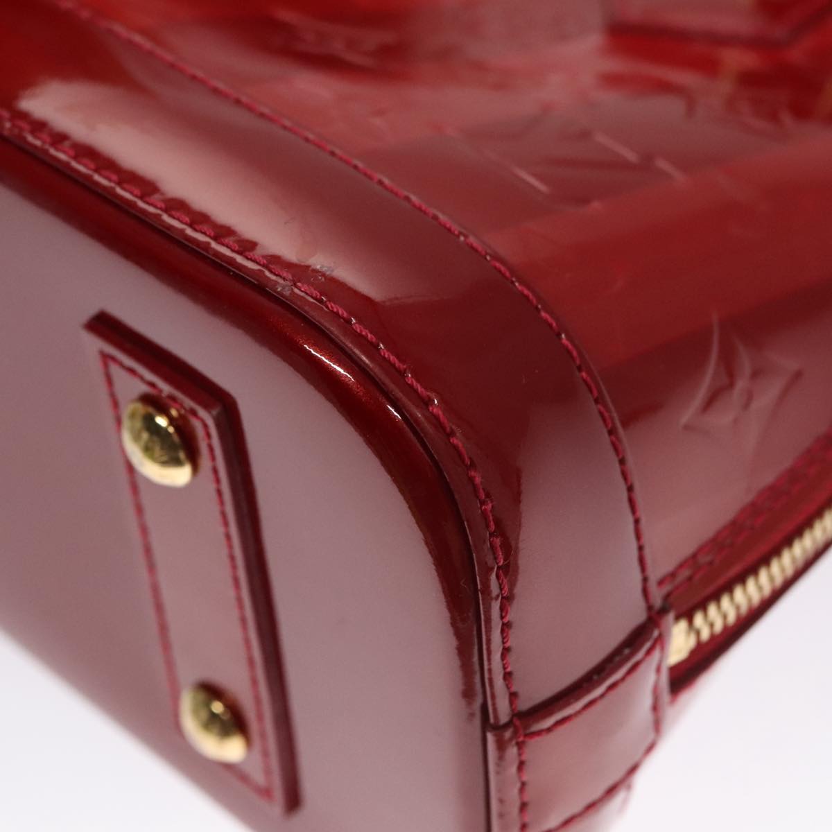 Patent Leather Alma Bag with Dust Bag Padlock Keys Clochette Shoulder Strap