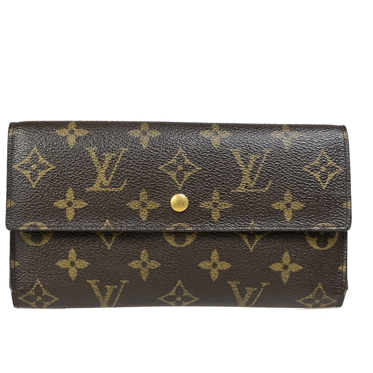 Monogram Canvas Pochette Clemence Wallet