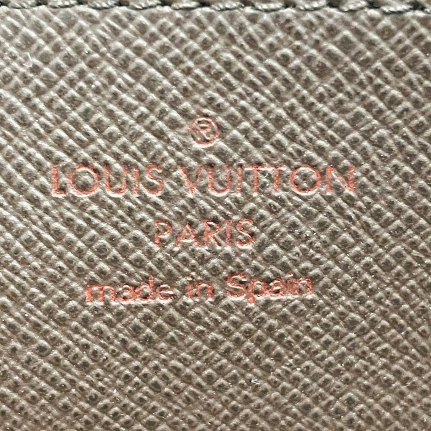 Zippy Wallet Damier Ebene Canvas