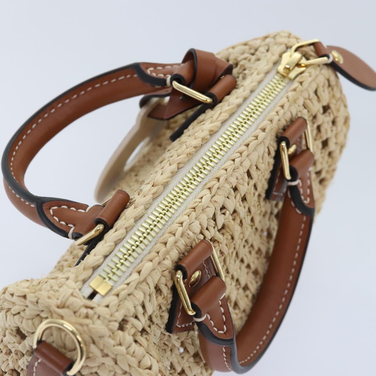 Mini Pochette Straw handbag M81532