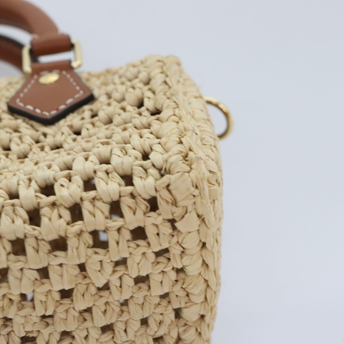 Mini Pochette Straw handbag M81532