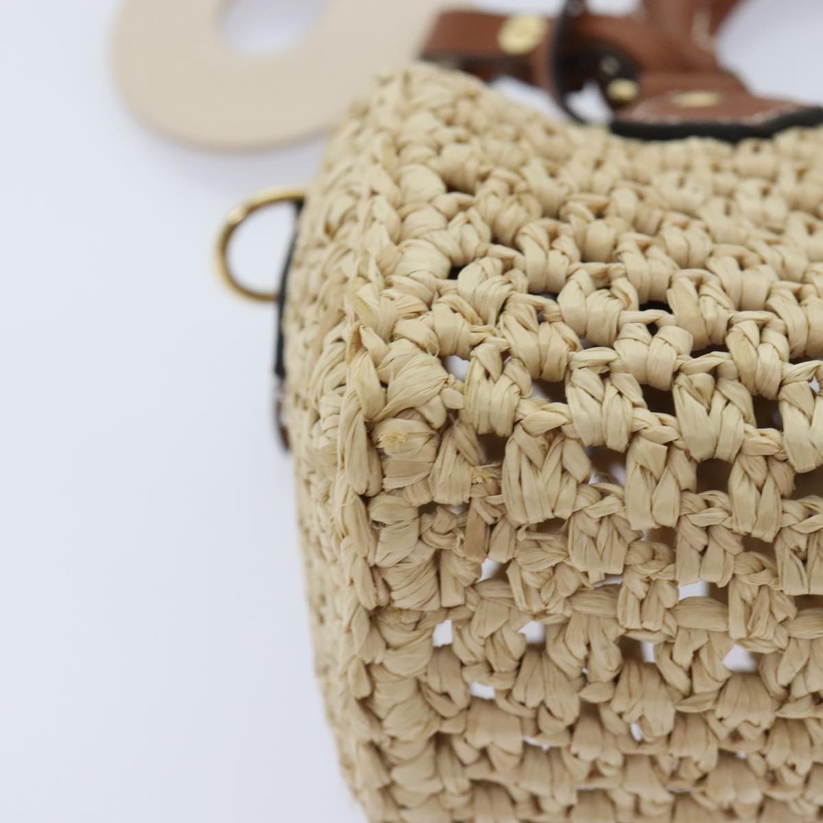 Mini Pochette Straw handbag M81532