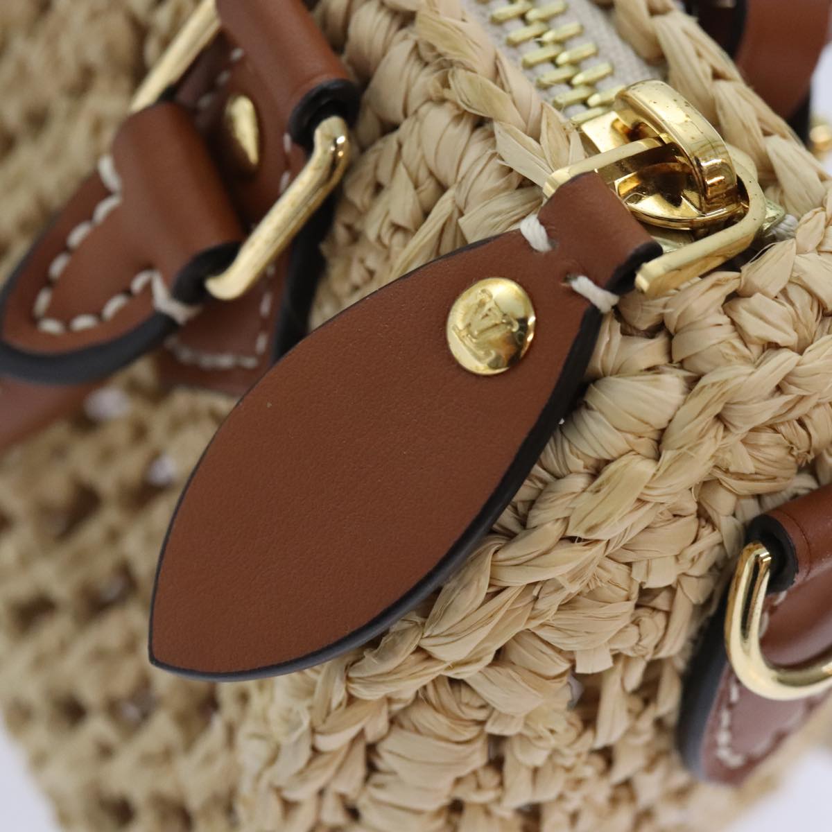 Mini Pochette Straw handbag M81532
