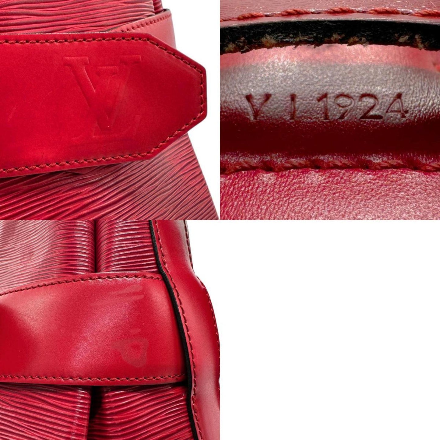 Monogram Empreinte Bucket Bag Red