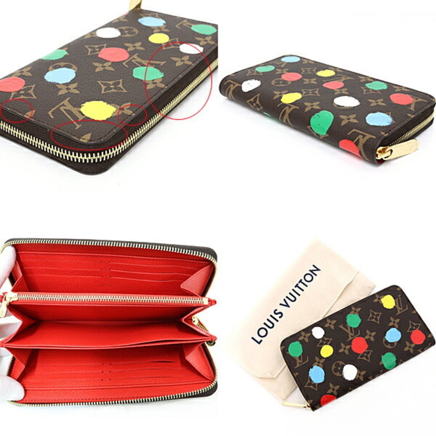 Zip Wallet Monogram Dots M69411
