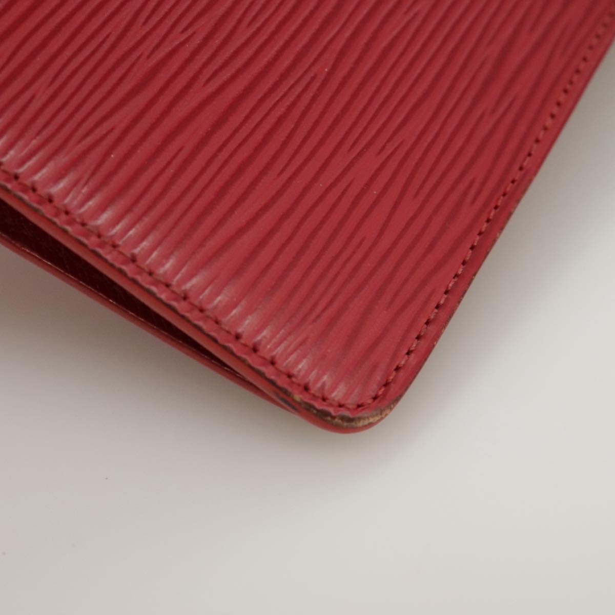 Agenda PM Red Epi Leather Wallet