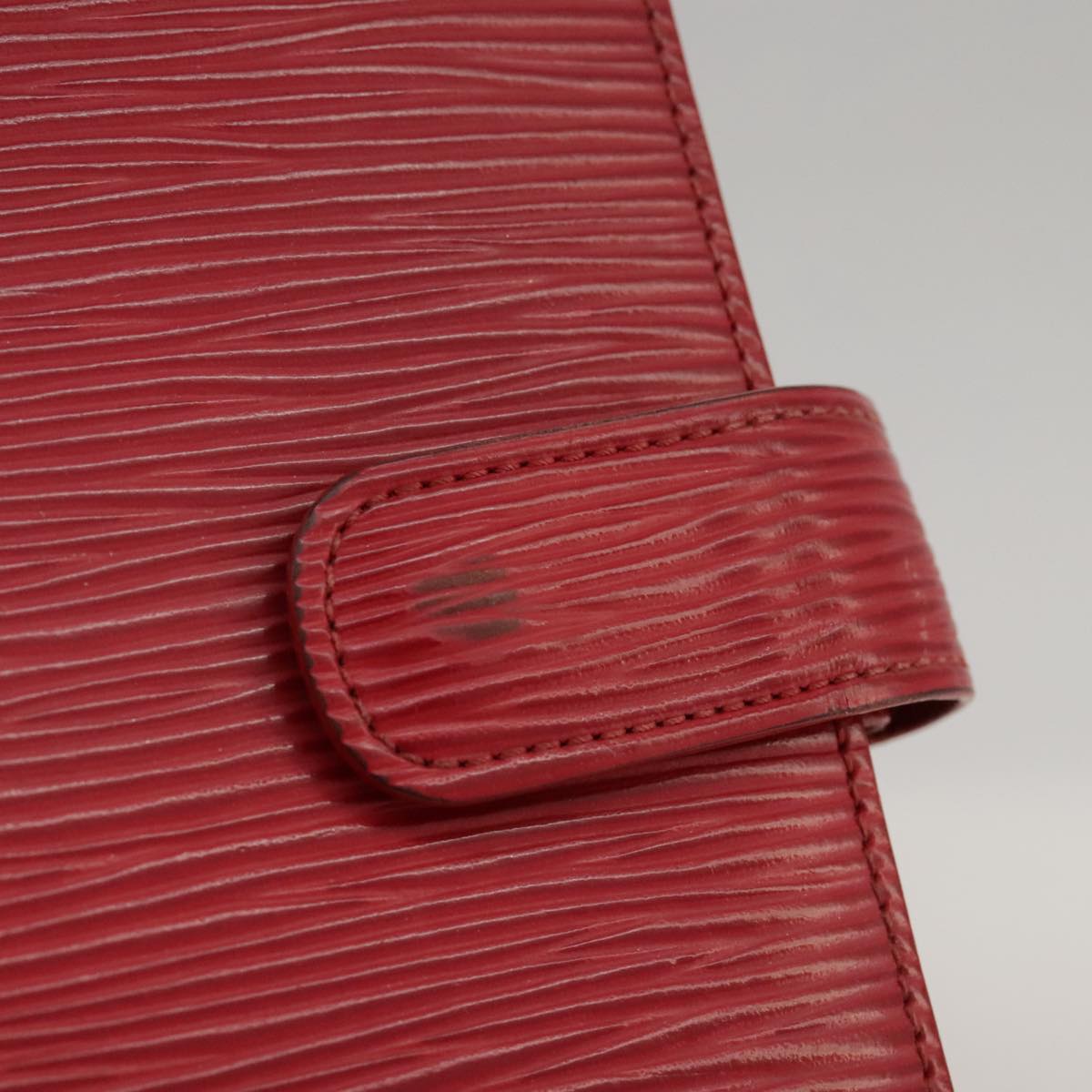 Agenda PM Red Epi Leather Wallet