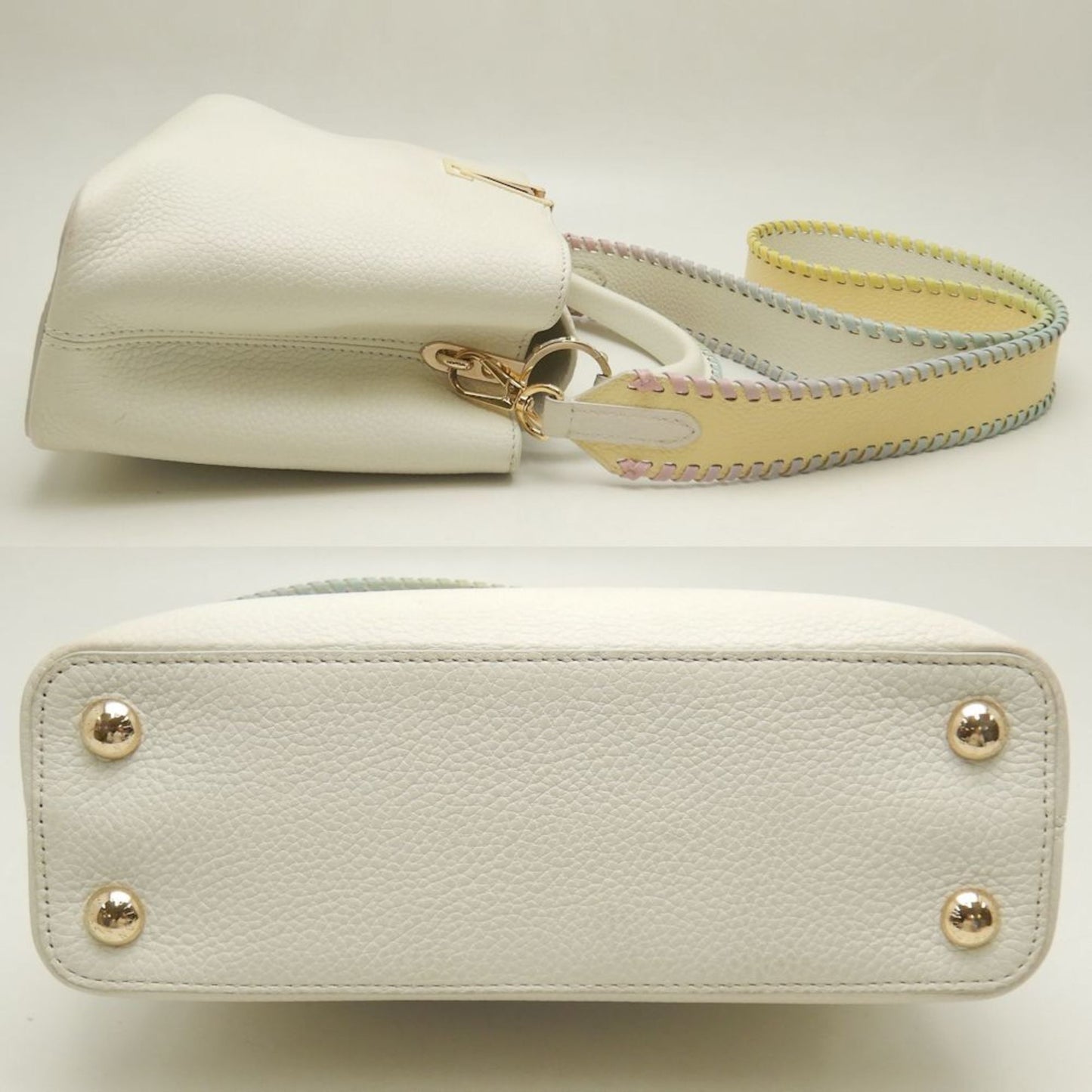 Twist MM Pastel Rainbow Strap handbag