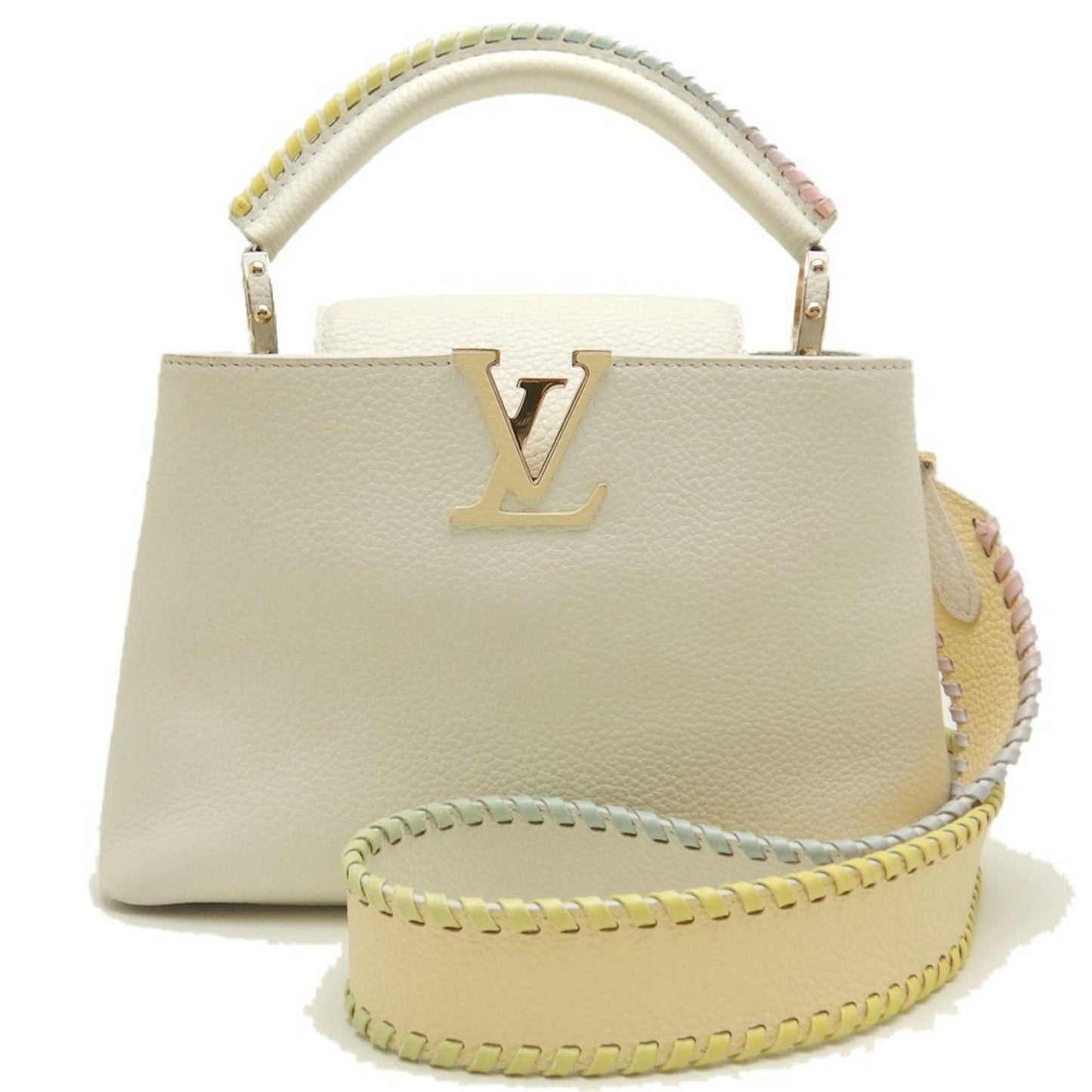 Twist MM Pastel Rainbow Strap handbag