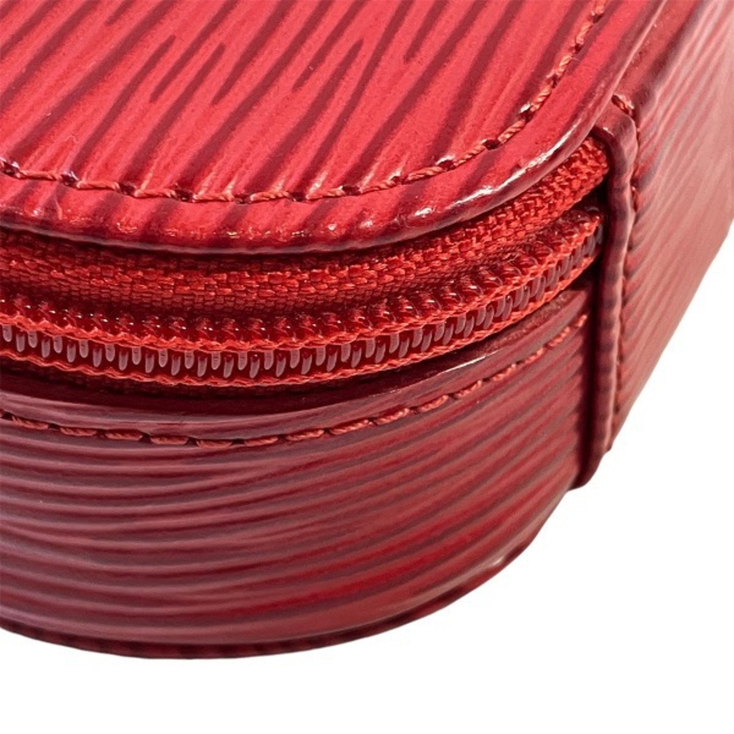 LV Pochette Accessoires Red Epi Leather Clutch