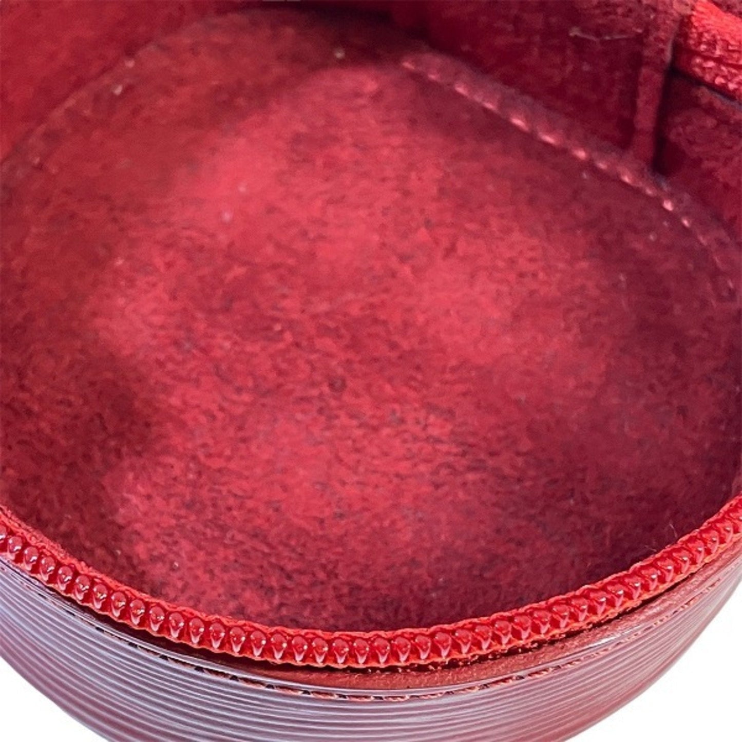 LV Pochette Accessoires Red Epi Leather Clutch