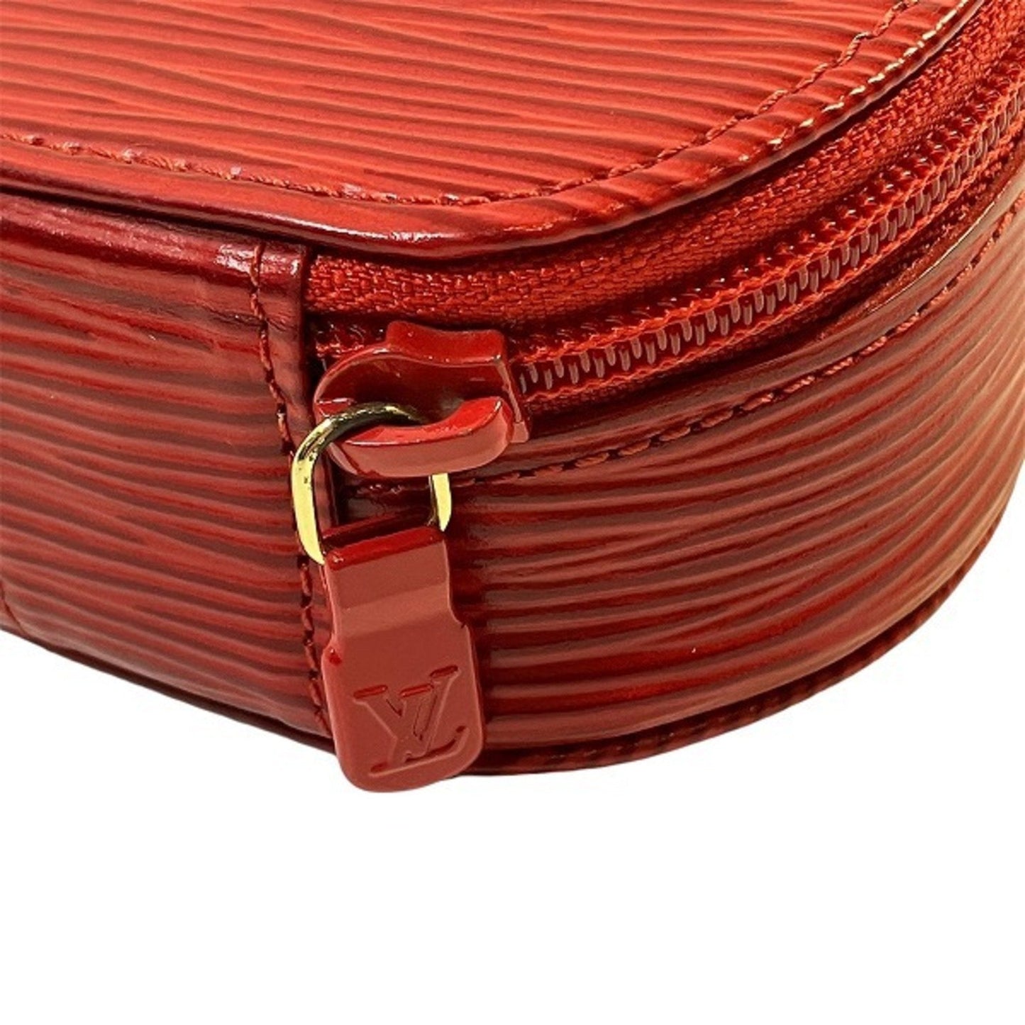 LV Pochette Accessoires Red Epi Leather Clutch