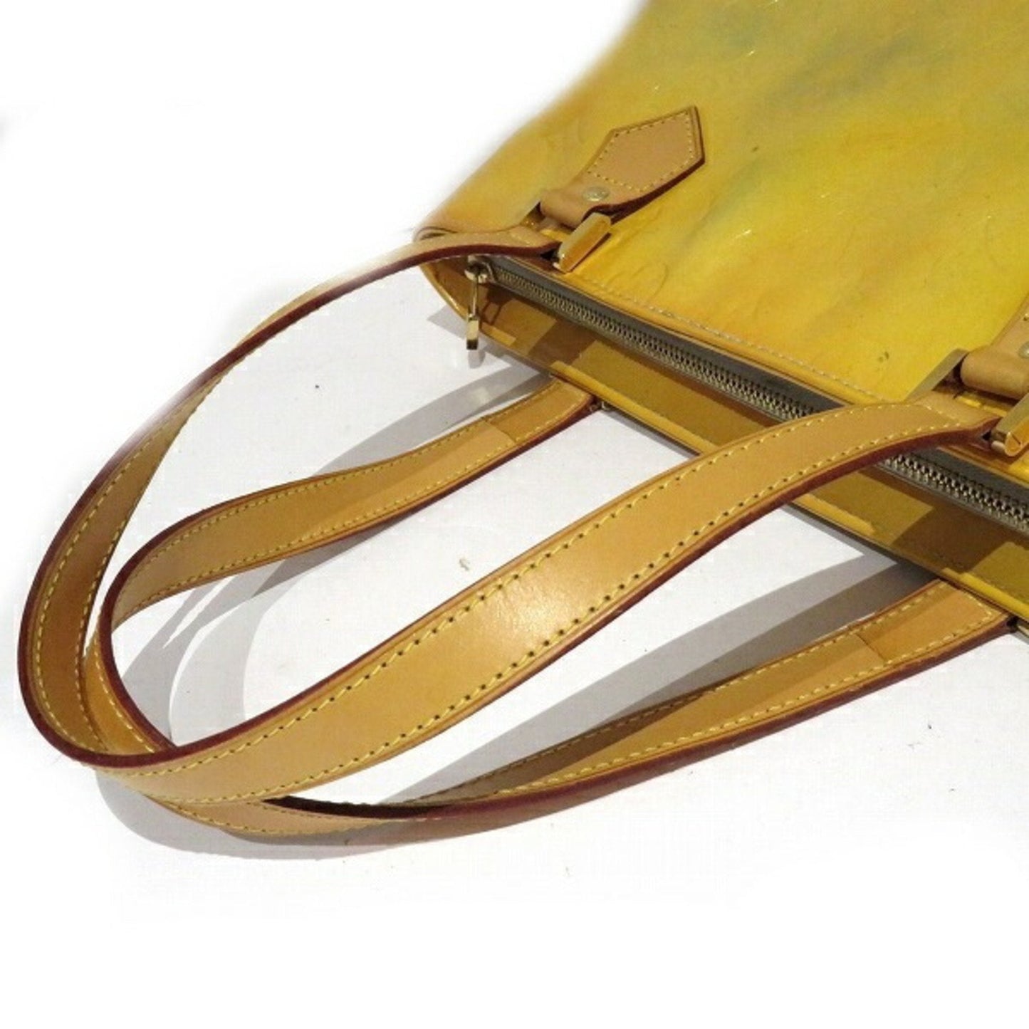 Pochette Monogram Vernis Tote Yellow