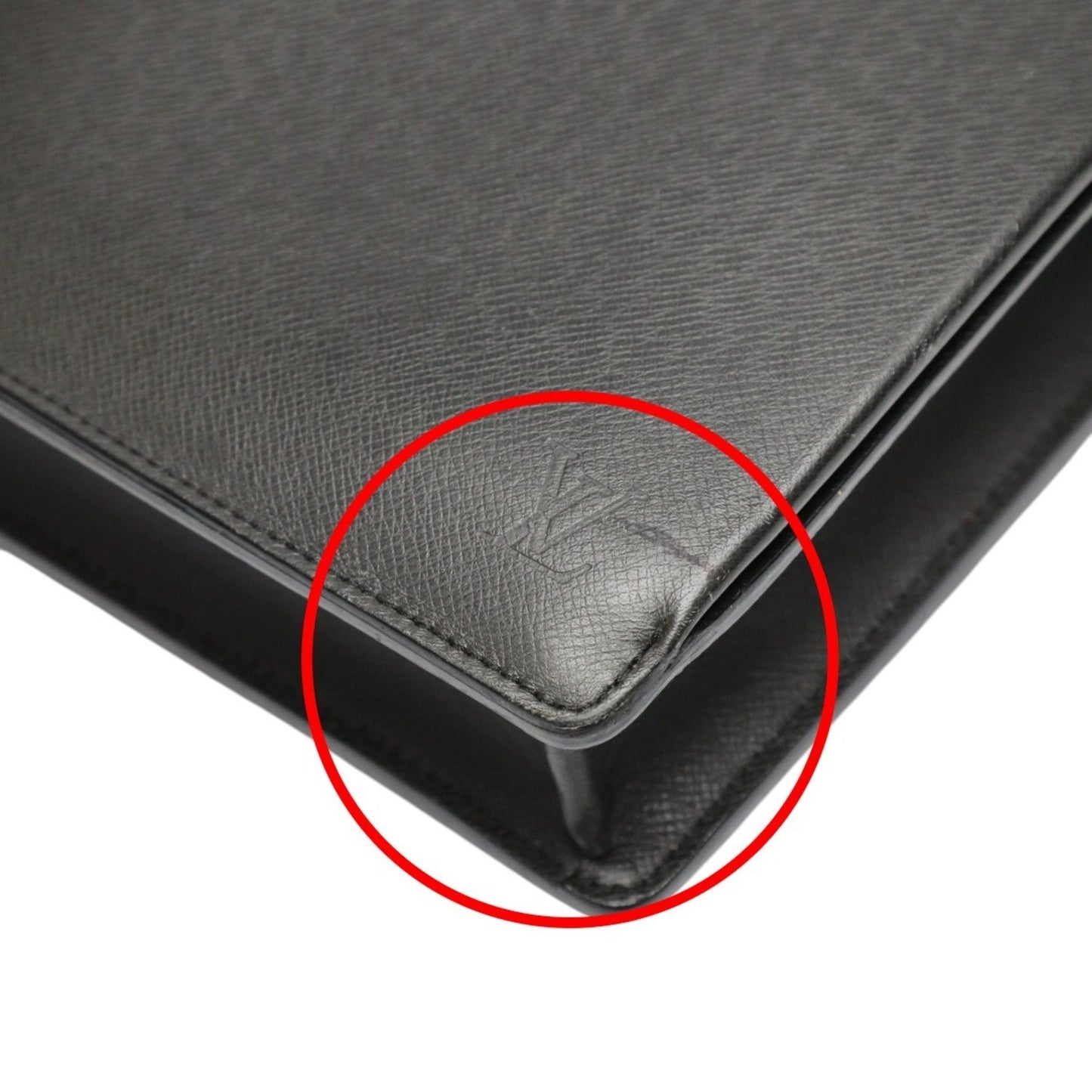 Executive Briefcase Taiga Leather