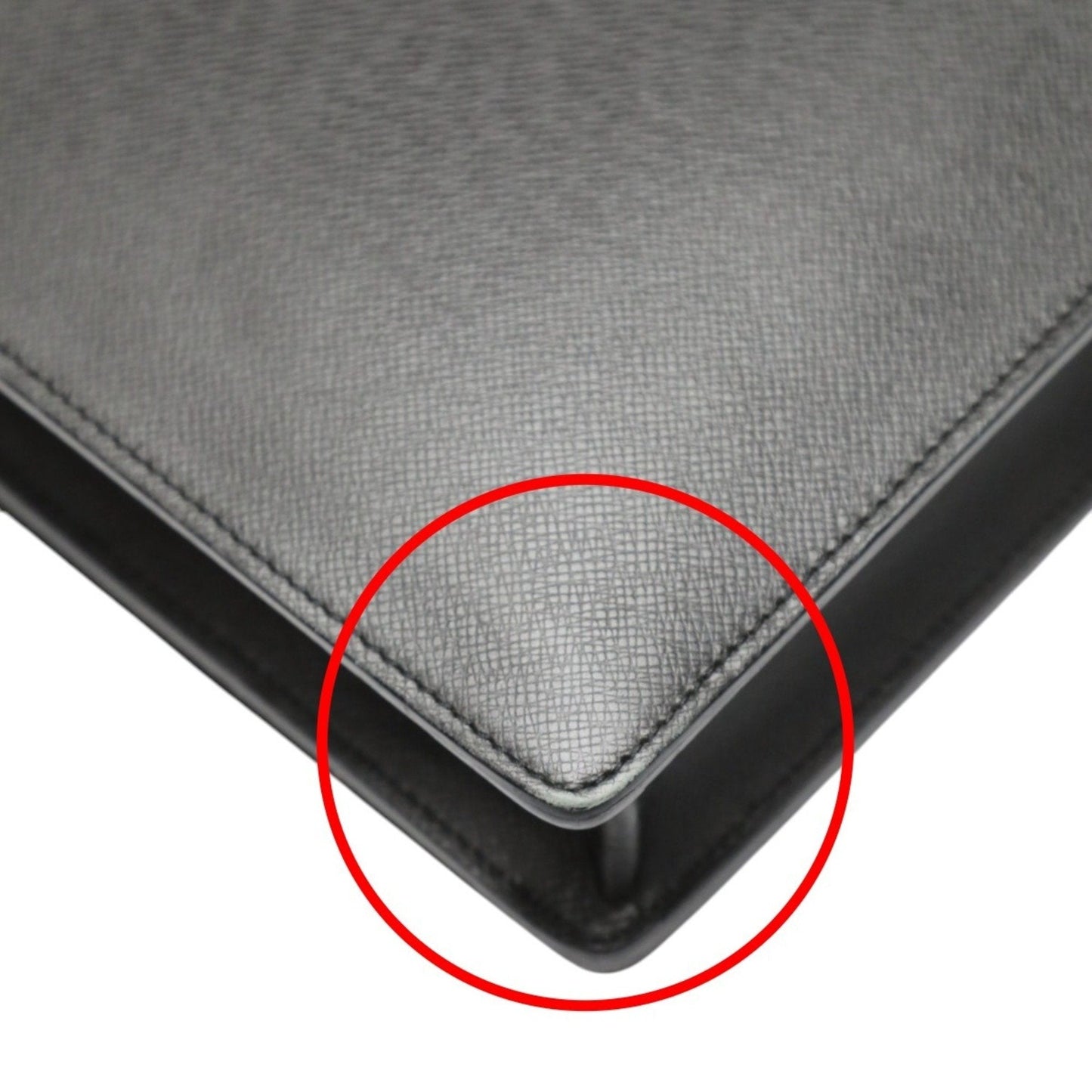 Executive Briefcase Taiga Leather