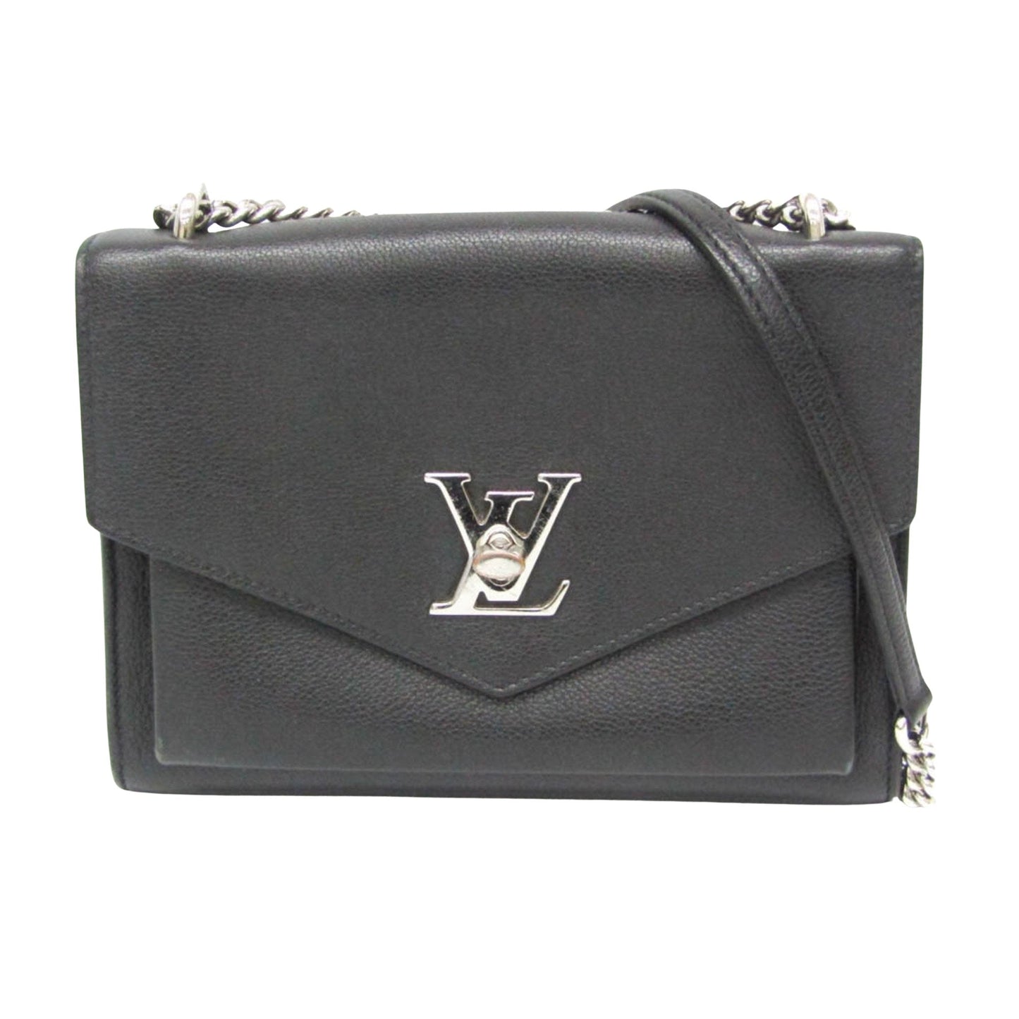 Leather Mylockme Bag with Scratches and Scuffs
