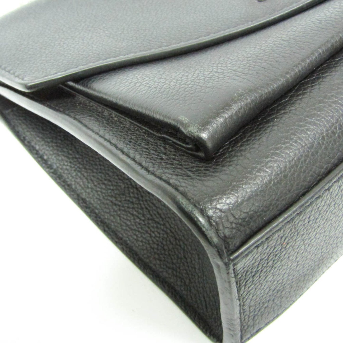 Leather Mylockme Bag with Scratches and Scuffs