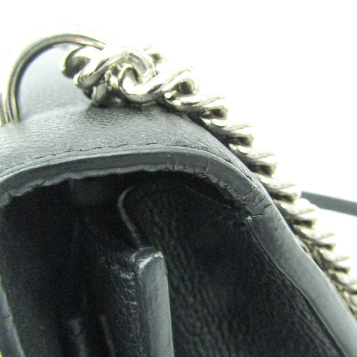 Leather Mylockme Bag with Scratches and Scuffs