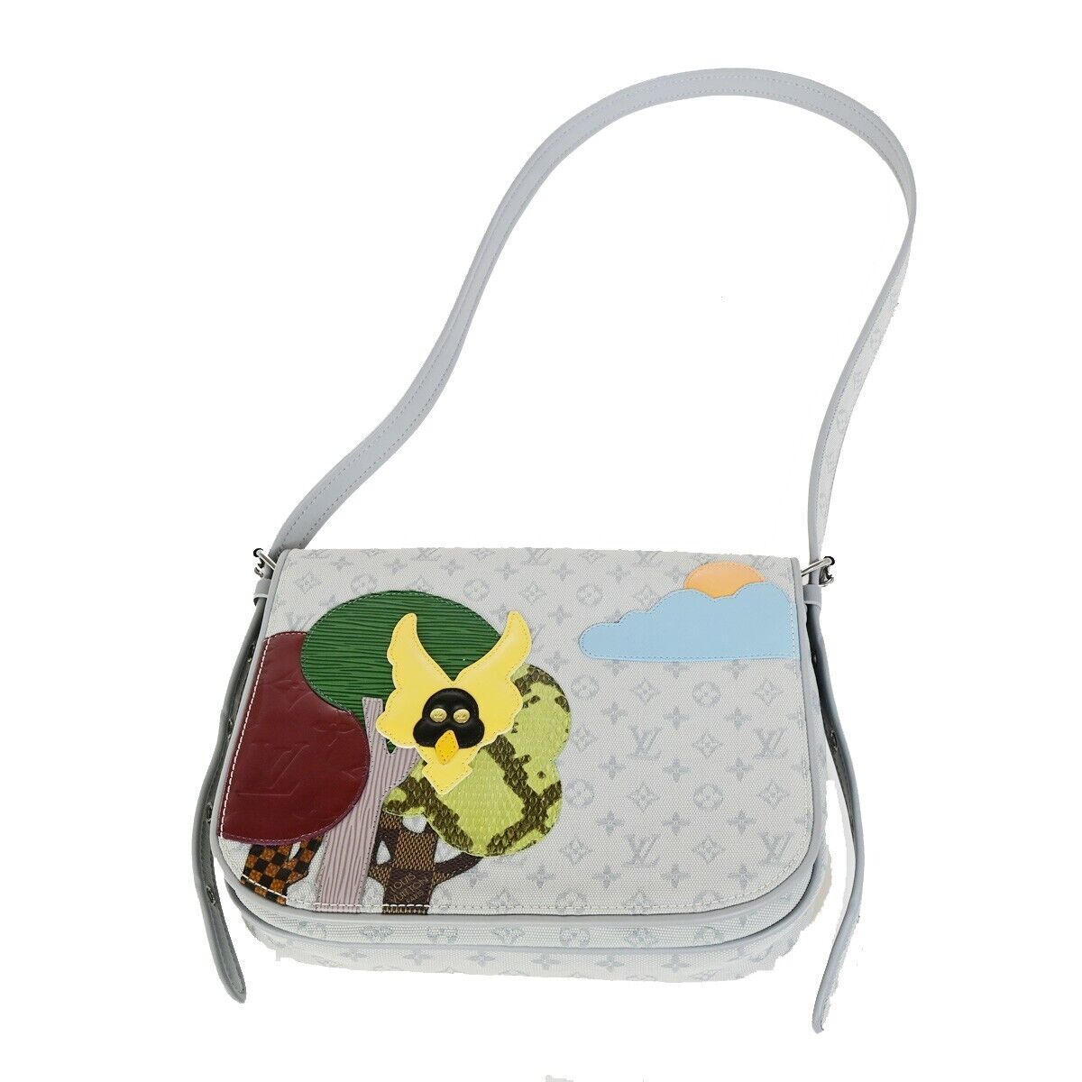 New Wave Chain Bag MM Monogram Coated Canvas