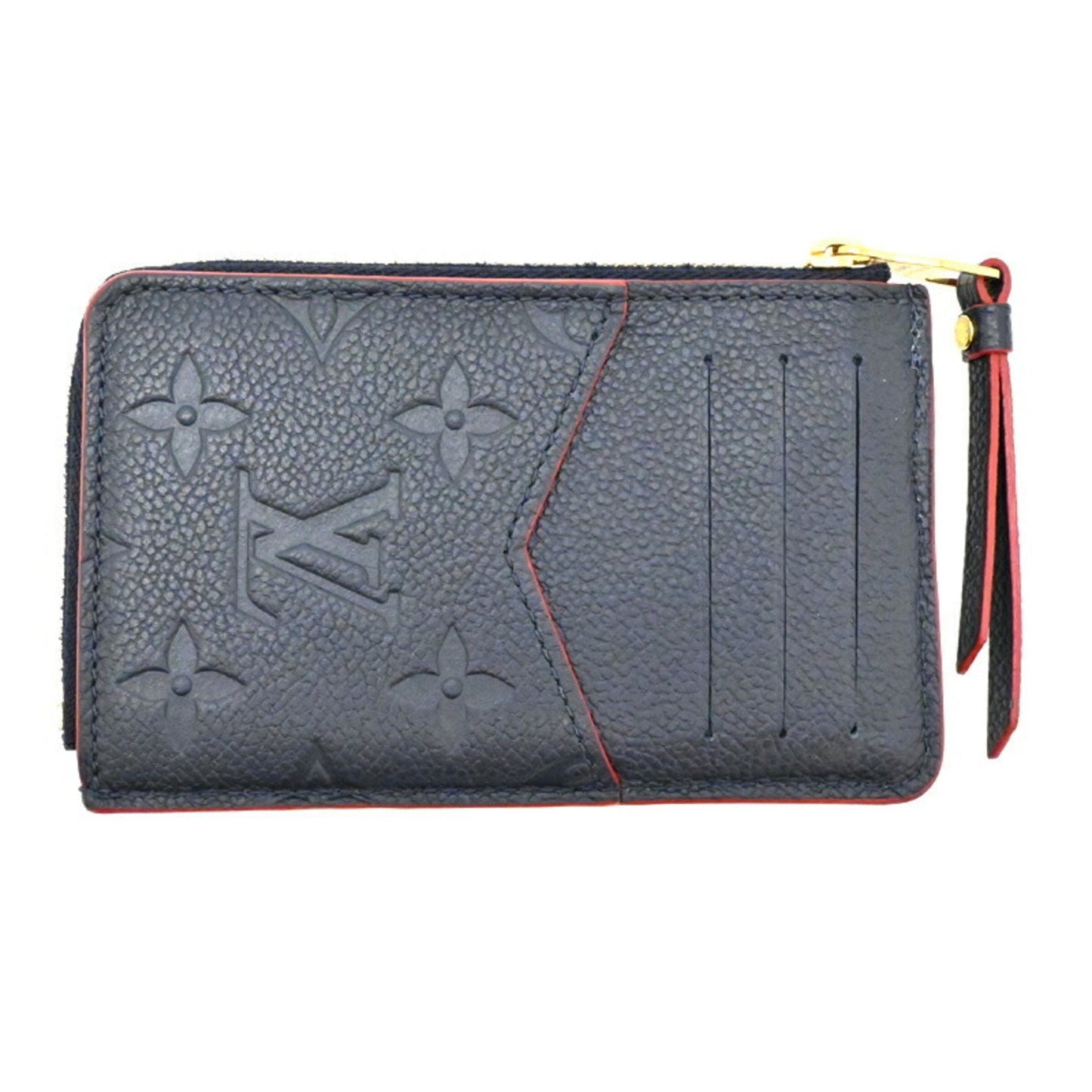 Leather Porte Cartes Recto Verso with Box