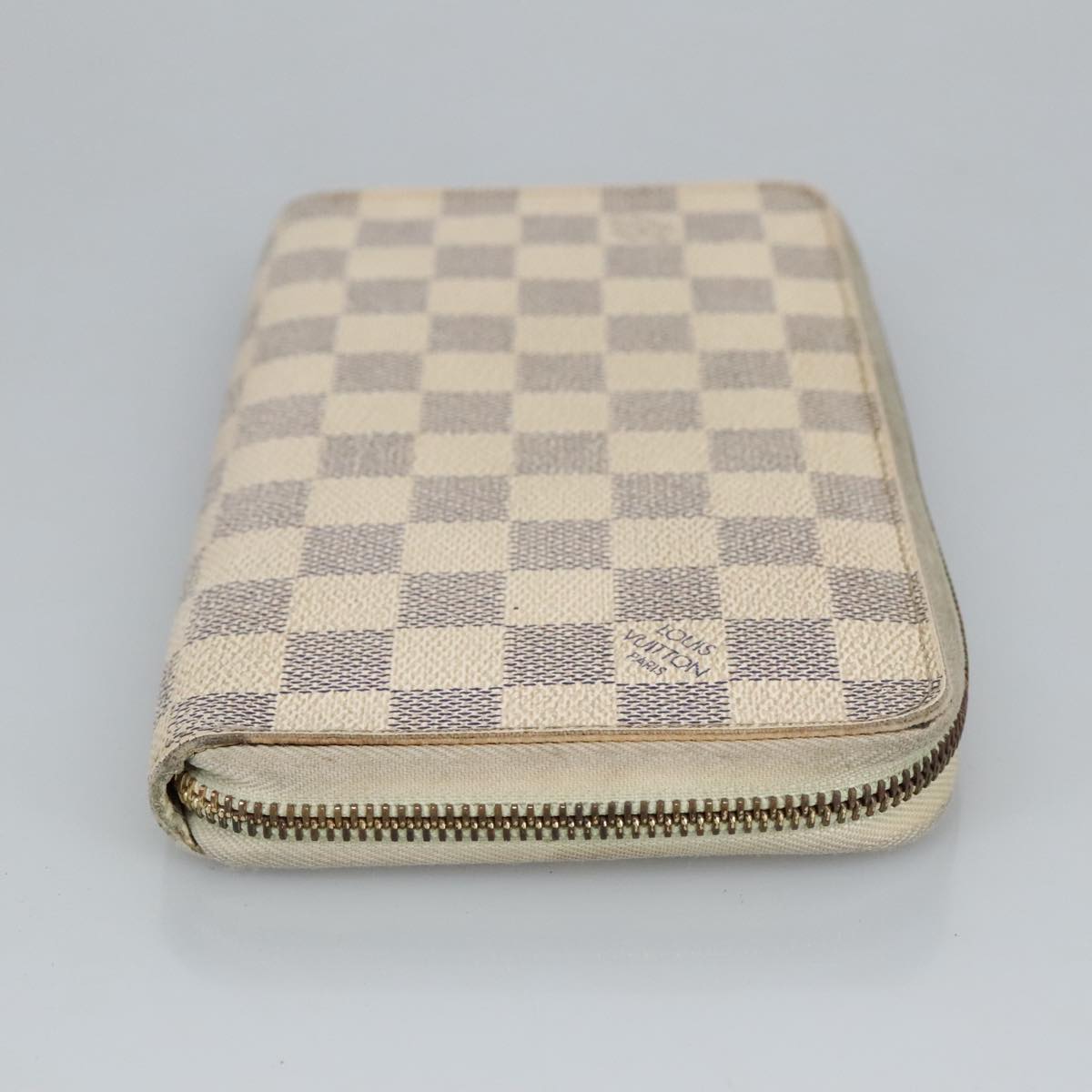 Zip Around Wallet Damier Azur Canvas