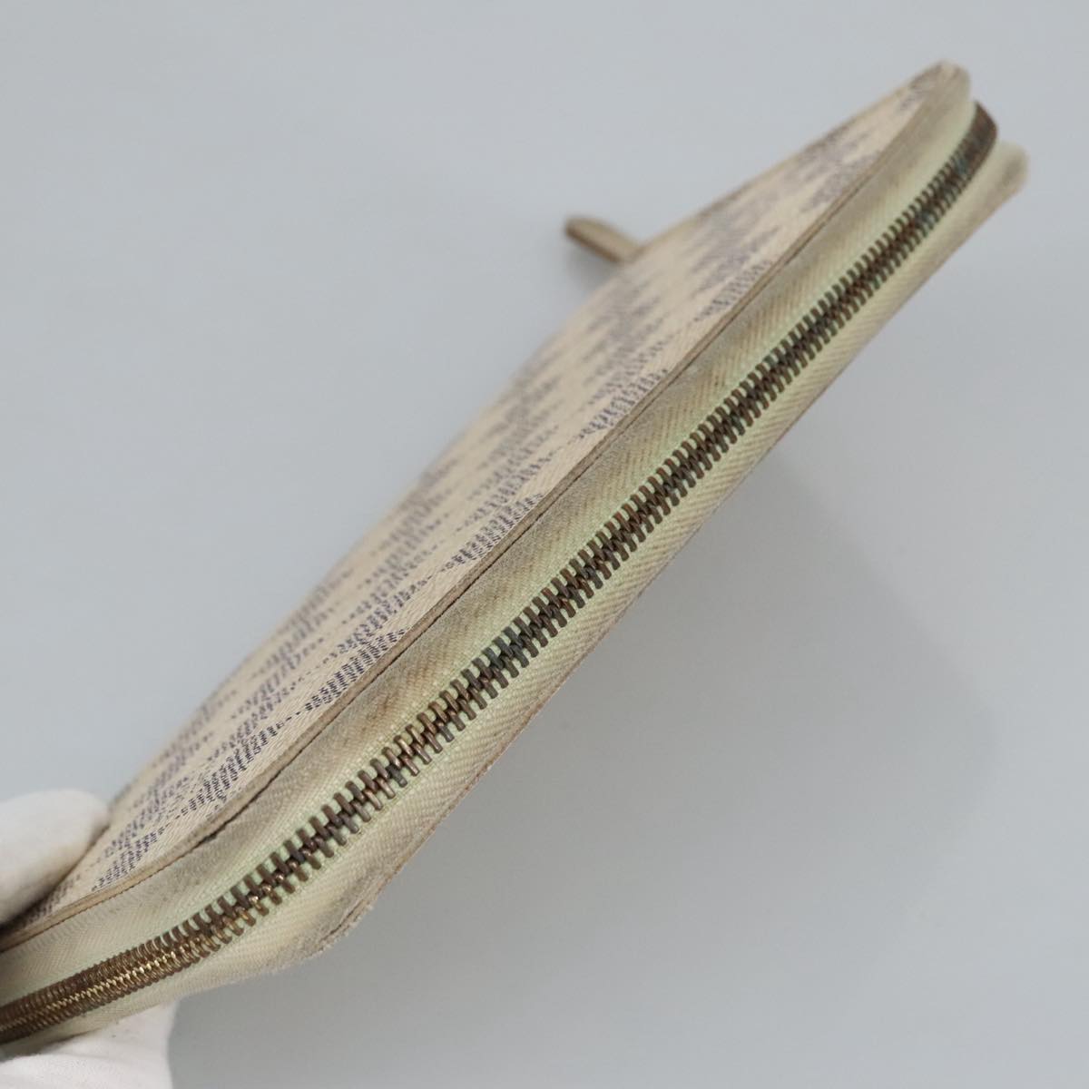 Zip Around Wallet Damier Azur Canvas