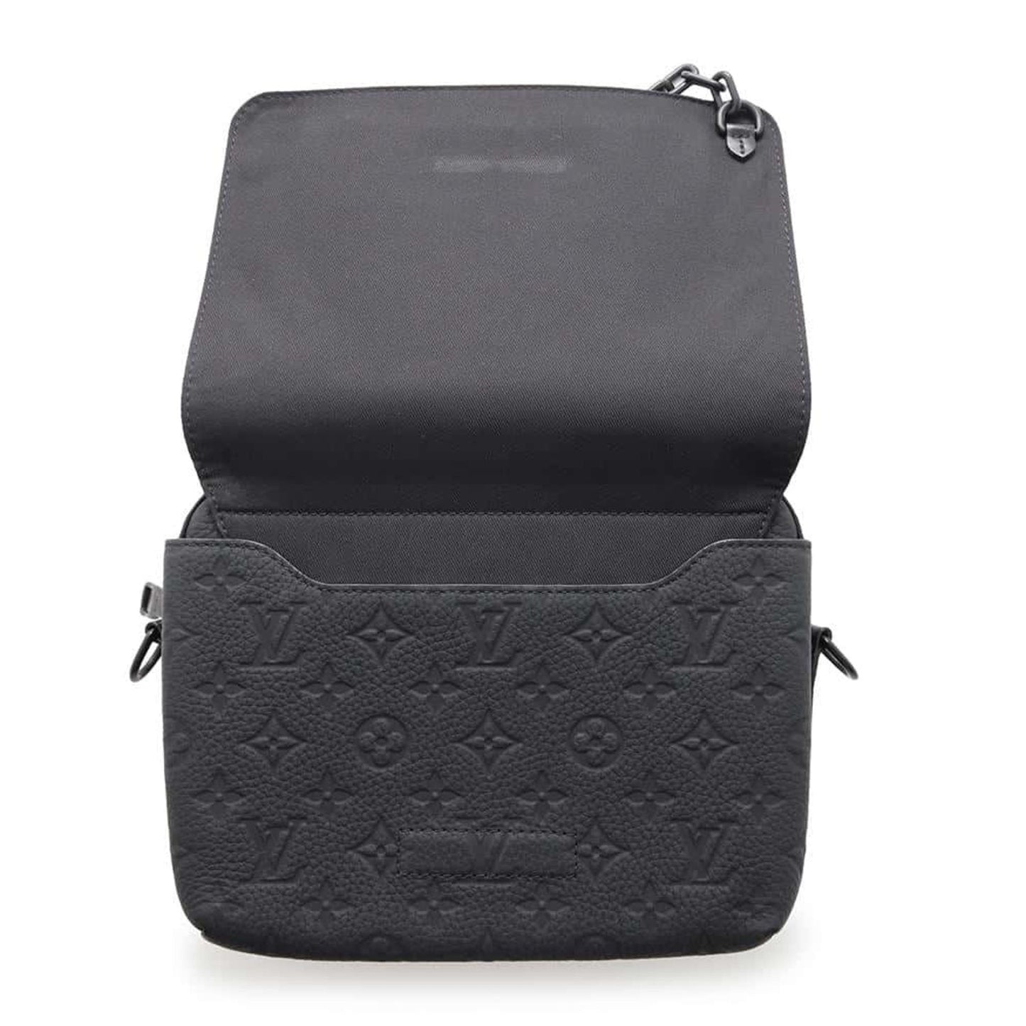 Leather Steamer Bag with Shoulder Strap