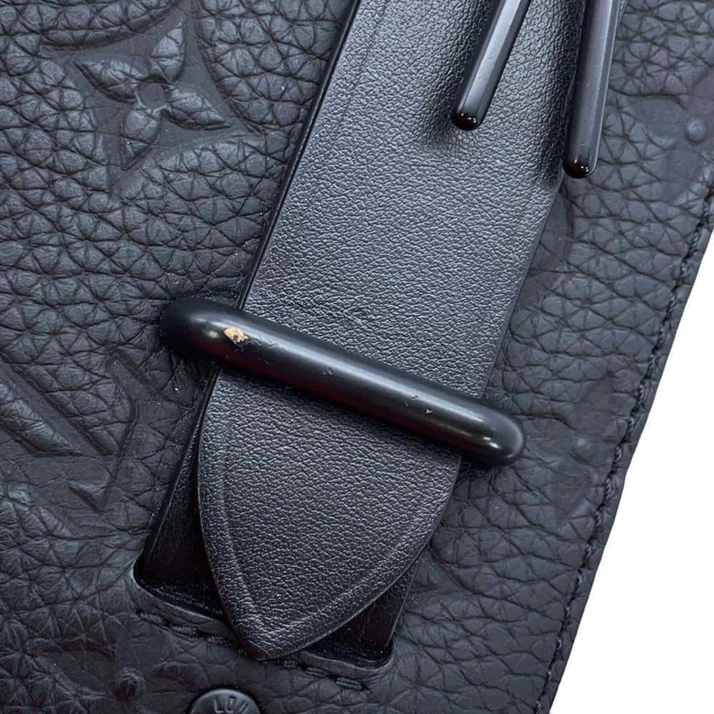 Leather Steamer Bag with Shoulder Strap