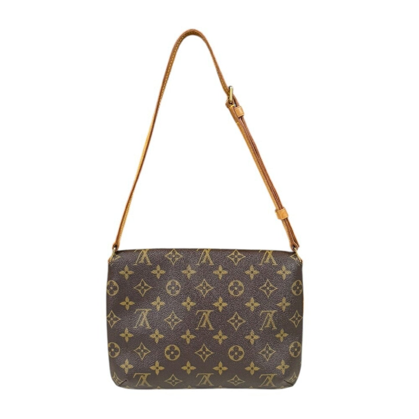 Canvas Musette Tango Shoulder Bag with Adjustable Strap