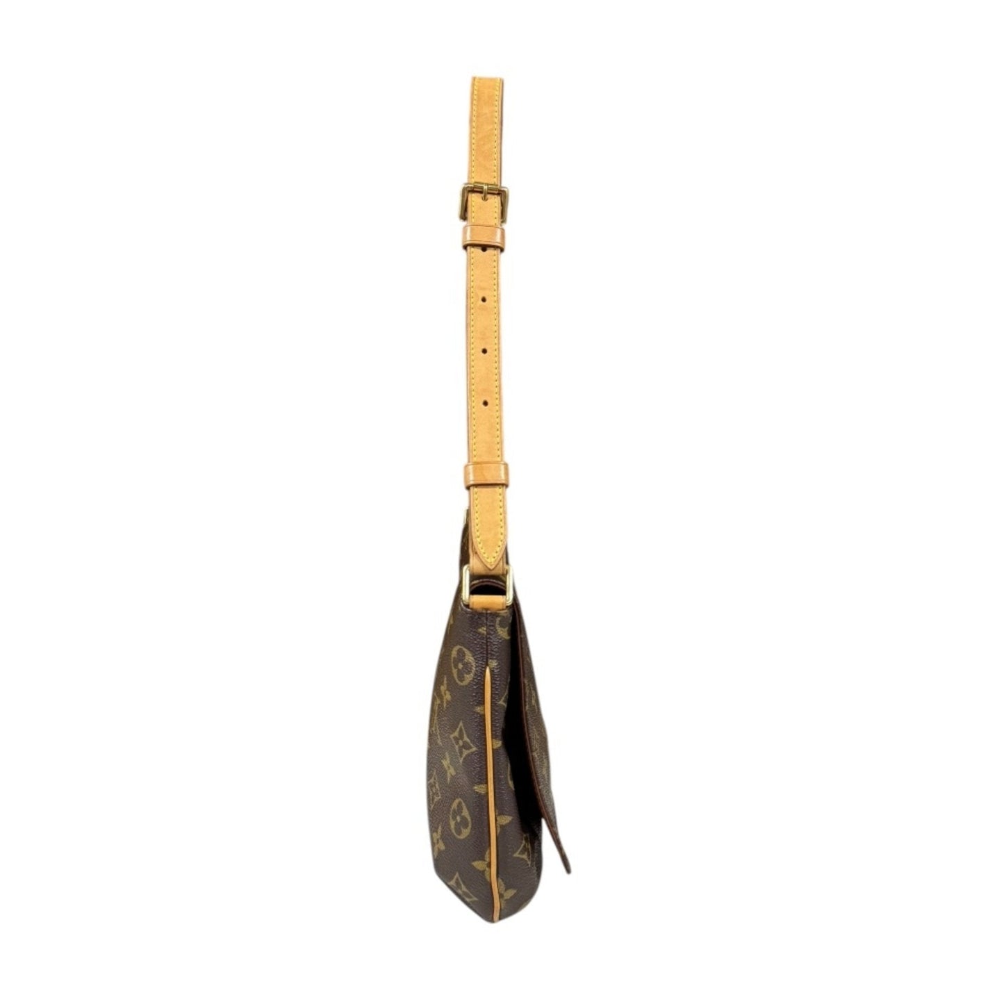 Canvas Musette Tango Shoulder Bag with Adjustable Strap