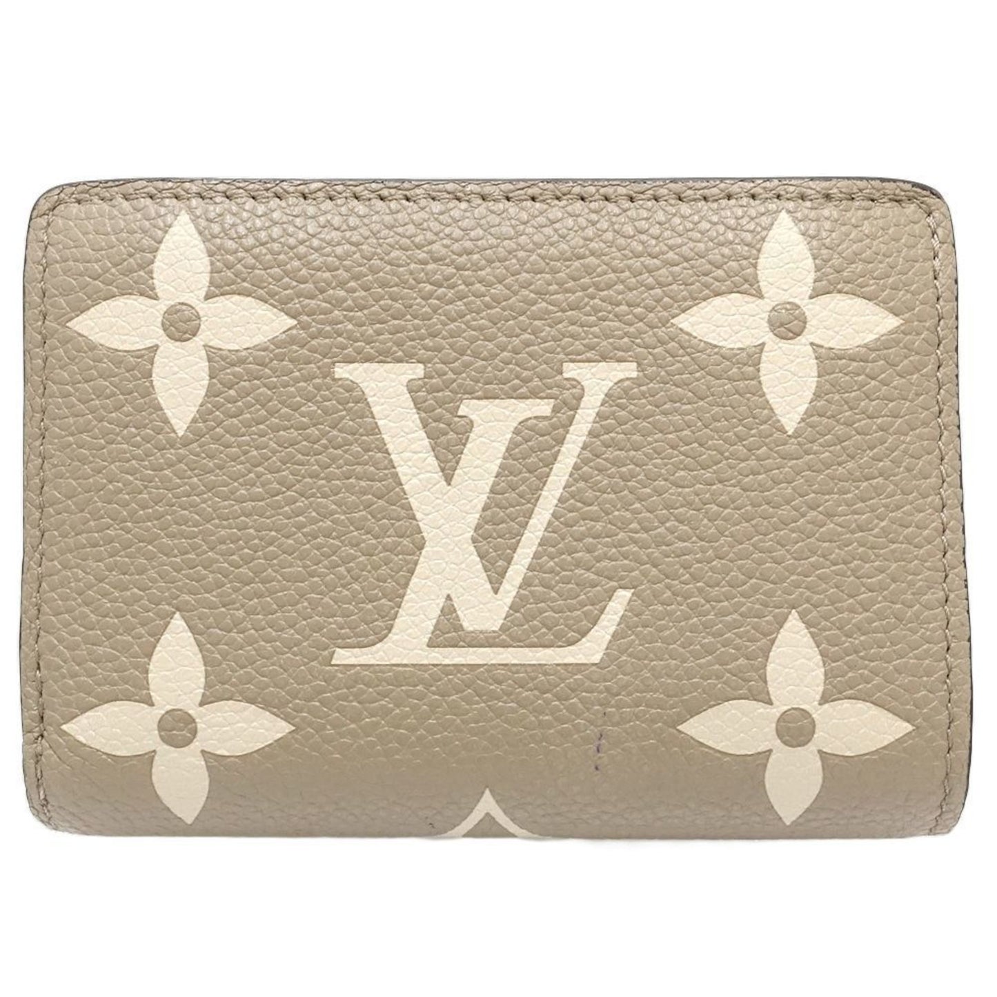 LV Pochette Compact Wallet Beige