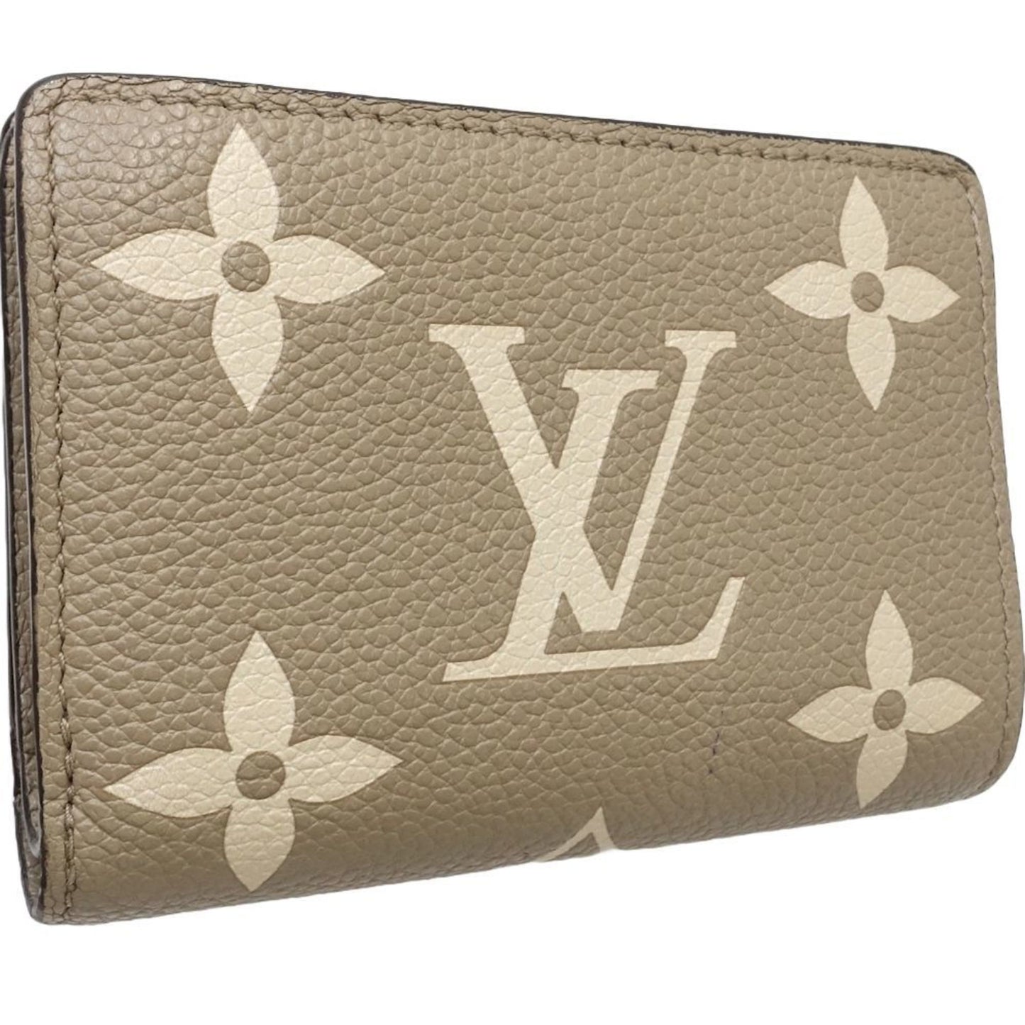 LV Pochette Compact Wallet Beige