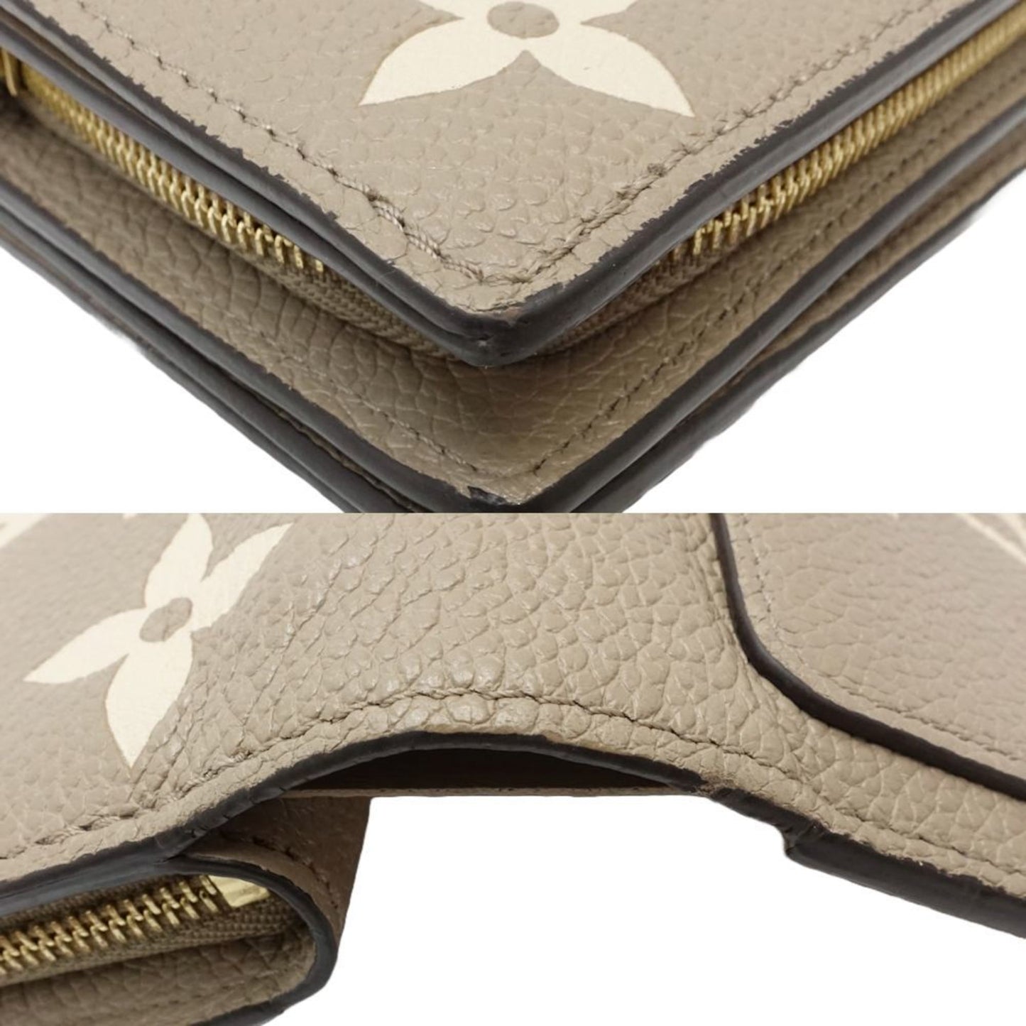 LV Pochette Compact Wallet Beige