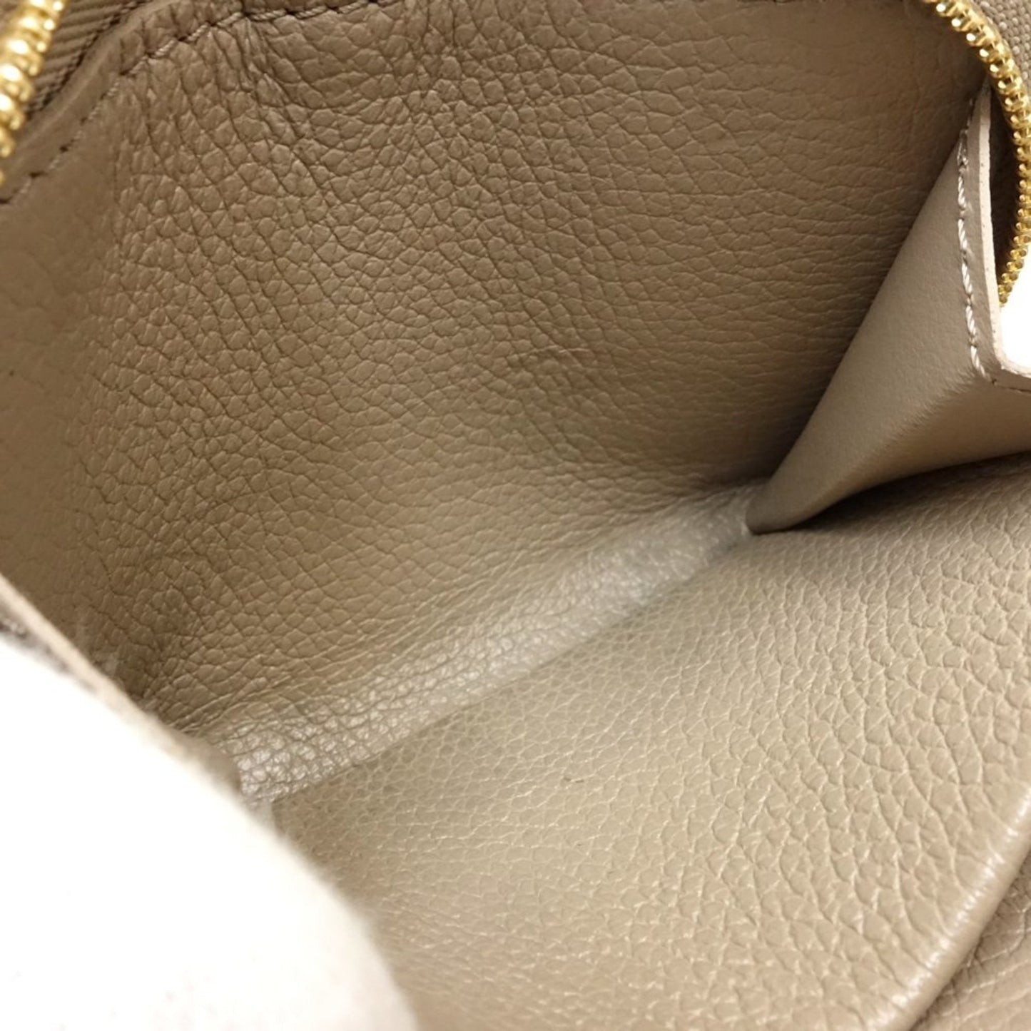 LV Pochette Compact Wallet Beige