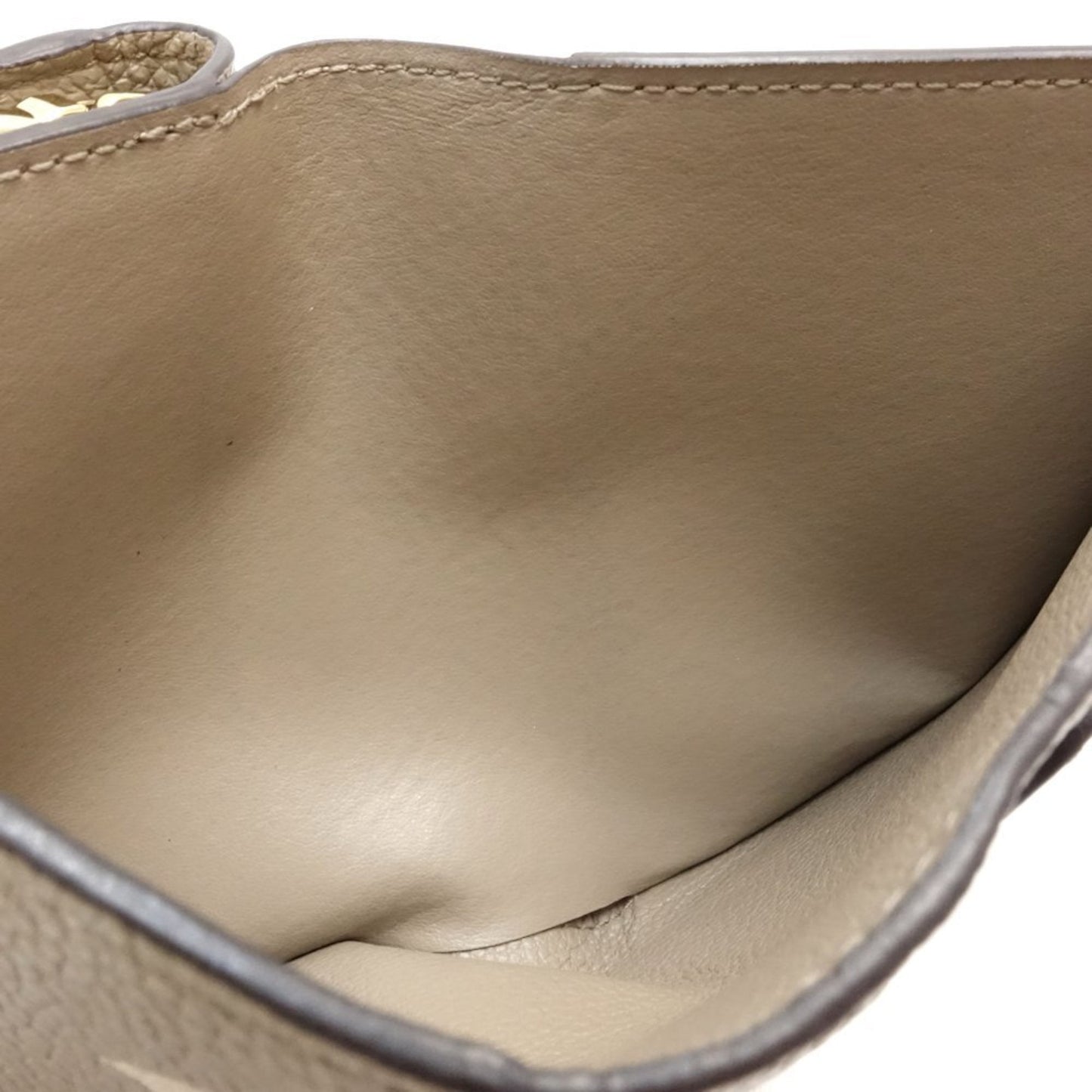 LV Pochette Compact Wallet Beige