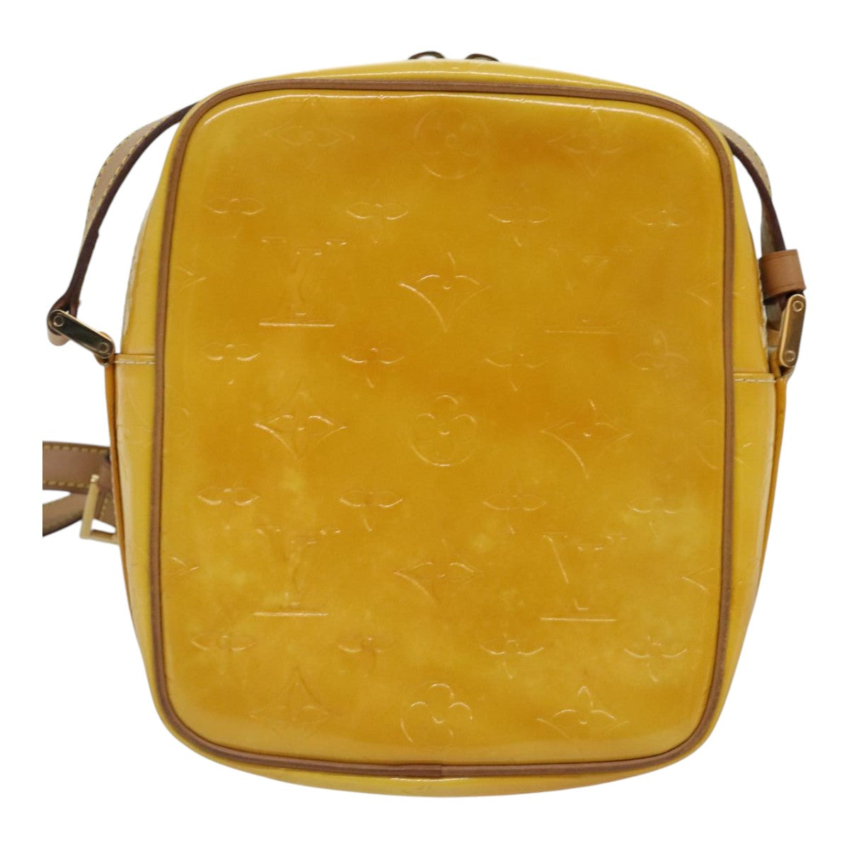 Pochette Accessoires Crossbody Patent Yellow