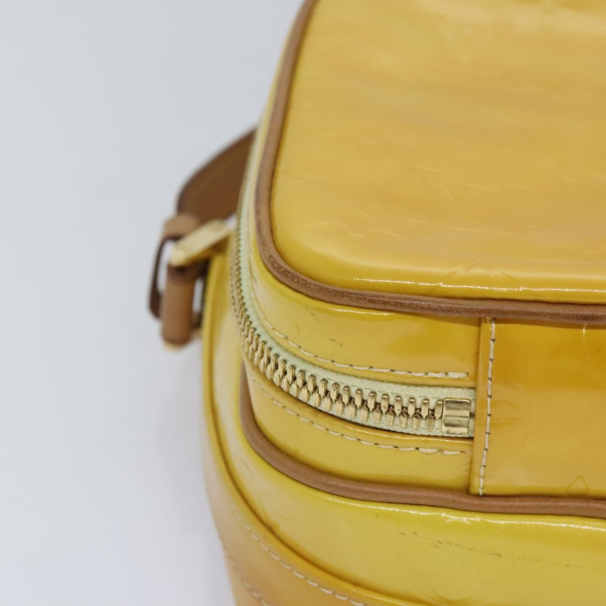 Pochette Accessoires Crossbody Patent Yellow