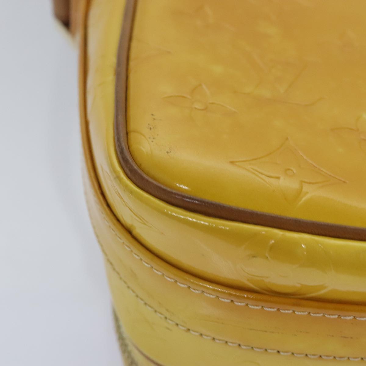 Pochette Accessoires Crossbody Patent Yellow