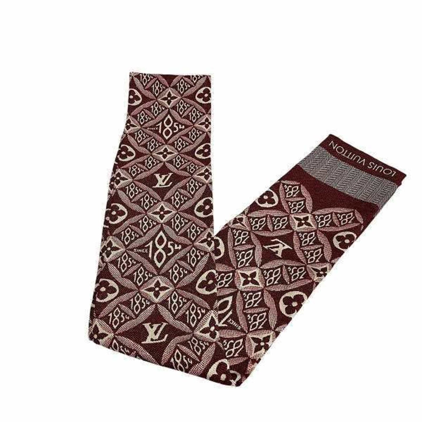 Jacquard Knit Scarf  1854 Style