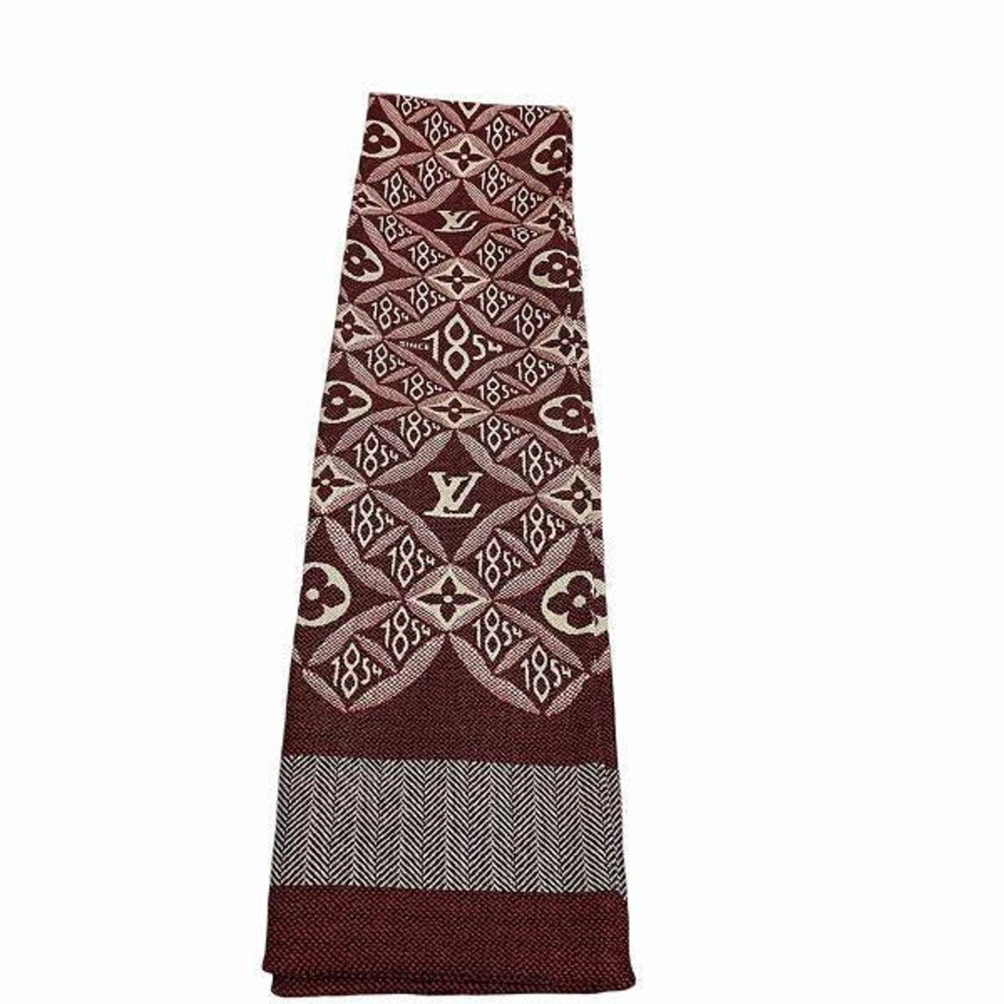 Jacquard Knit Scarf  1854 Style